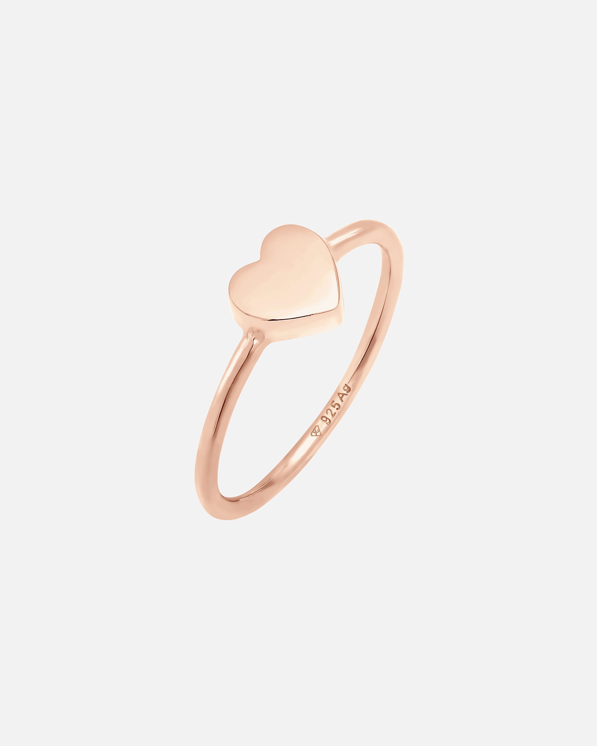 Ring für Weiblich Elli Herz Love Liebe Valentinstag 925 Sterling Silber 56