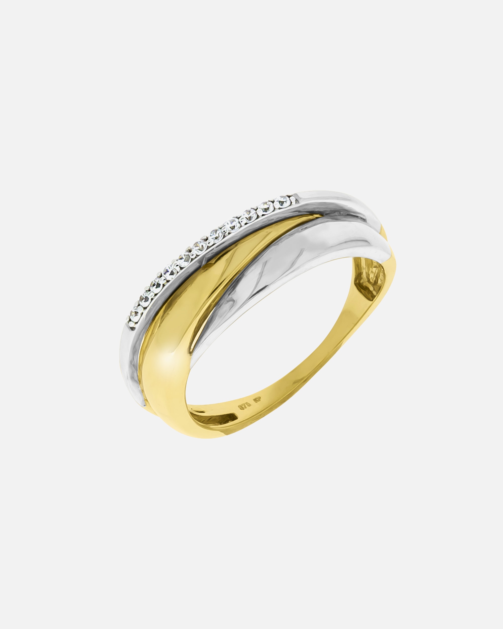 Ring für Weiblich Celesta Ring 375/- Gold Zirkonia weiß 054 (17,2)