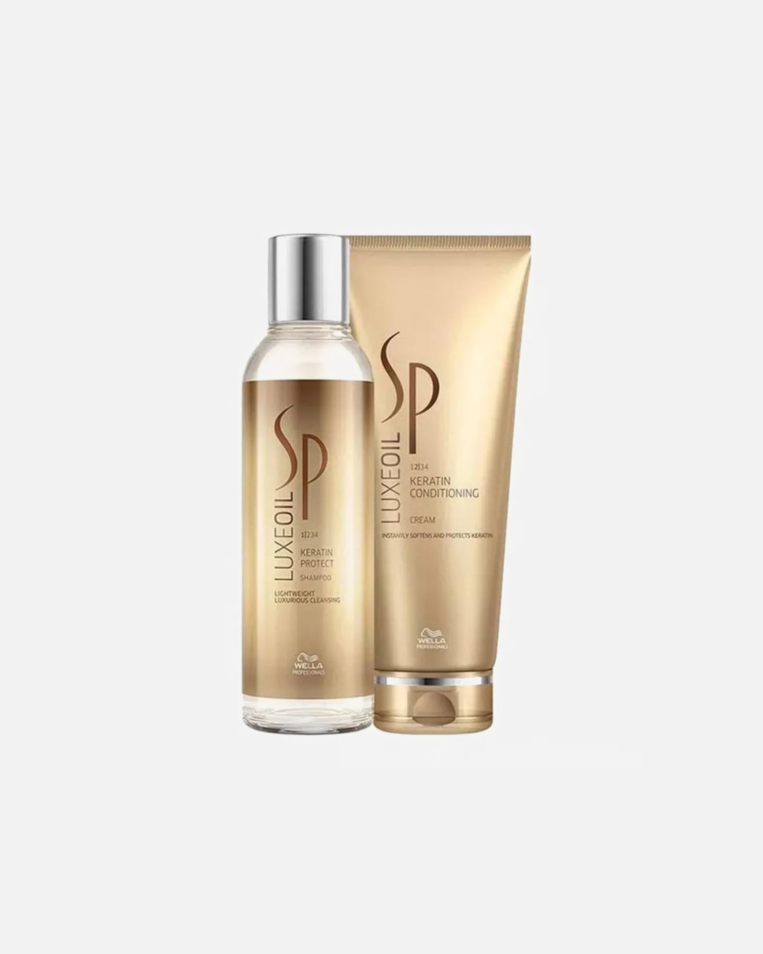 Haarpflegeset für Weiblich Wella LuxeOil Keratin Protect Bundle 1 Stück