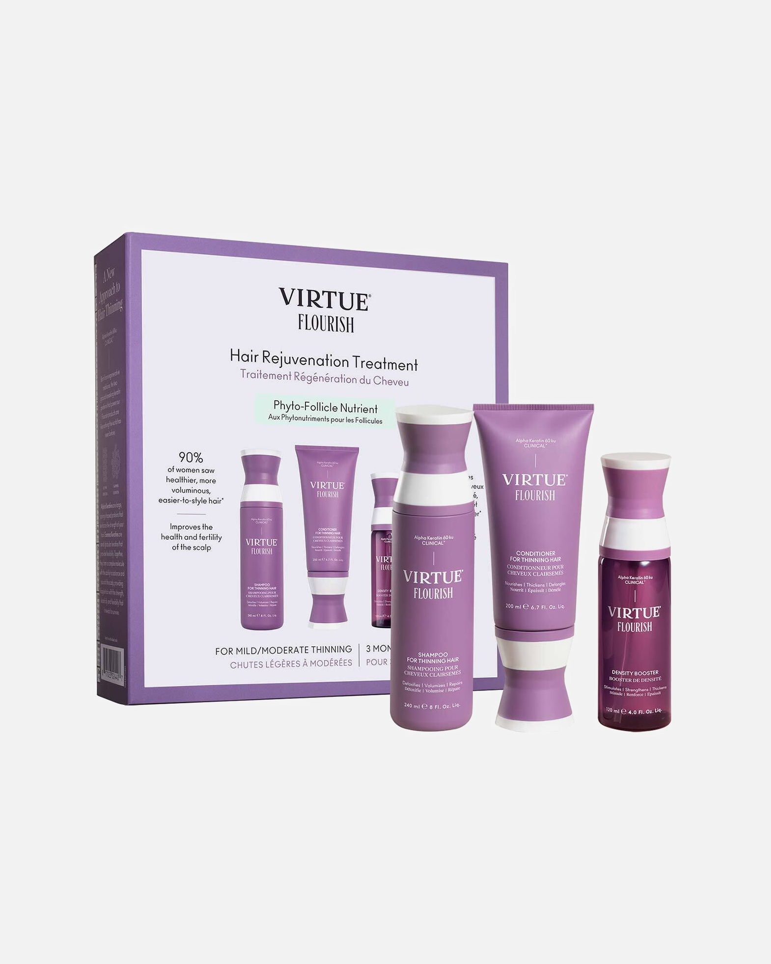 Haarpflegeset für Unisex Virtue Hair Rejuvenation Treatment Set Hair Rejuvenation Treatment Set
