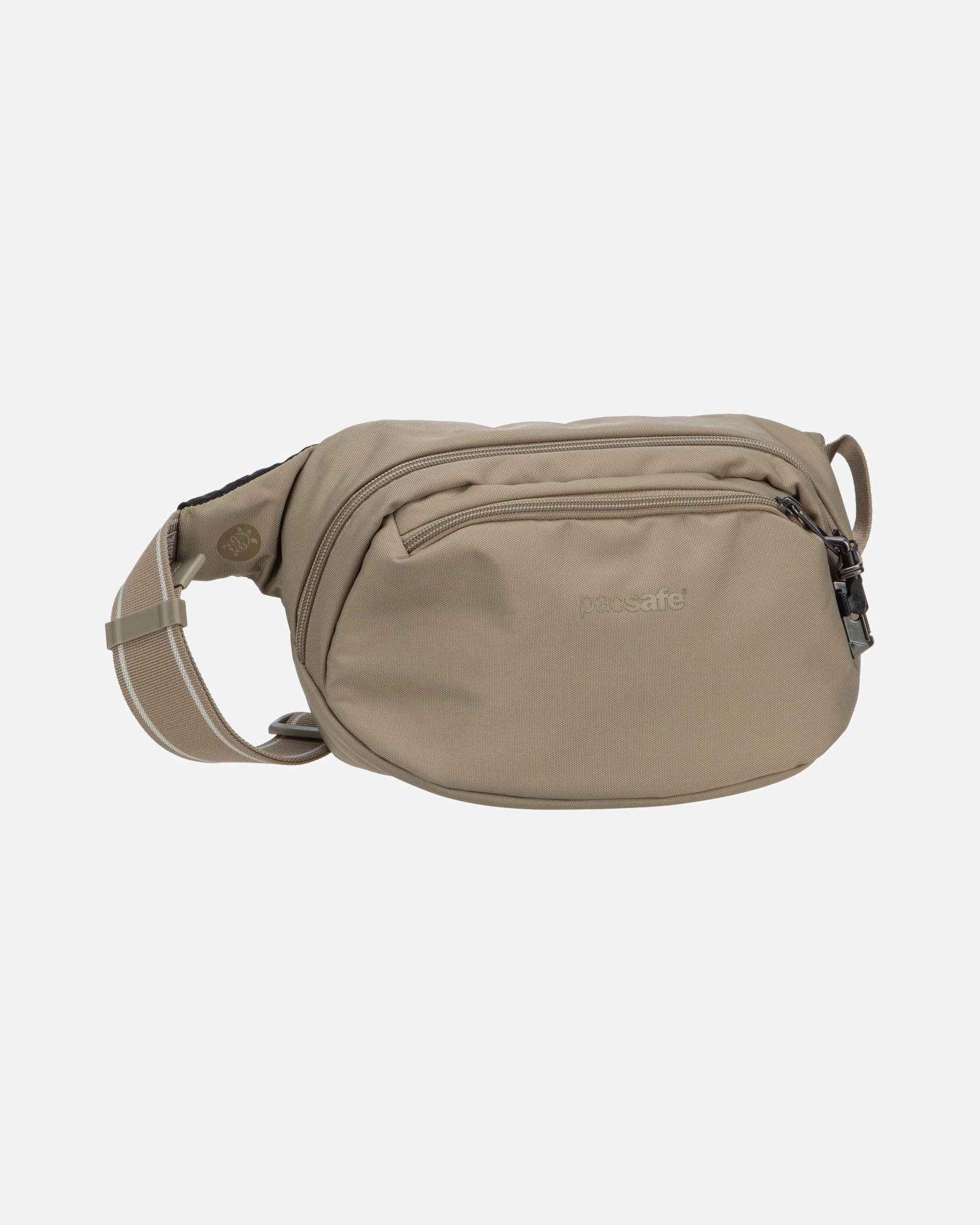 Bauchtasche für Unisex Pacsafe Gürteltasche V Hip Pack Beige