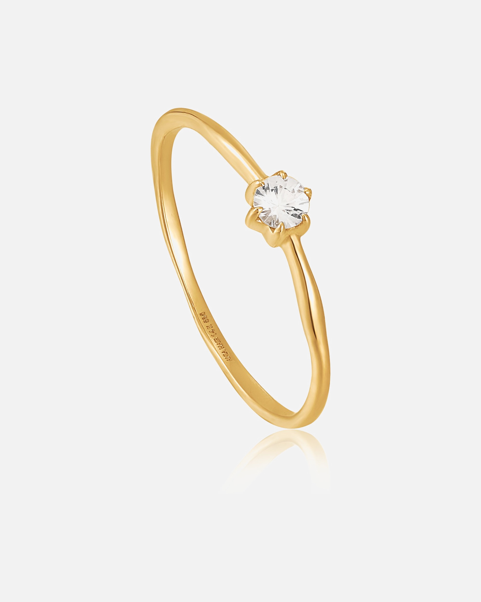 Ring für Weiblich Ania Haie Damenring 585er Gelbgold 57