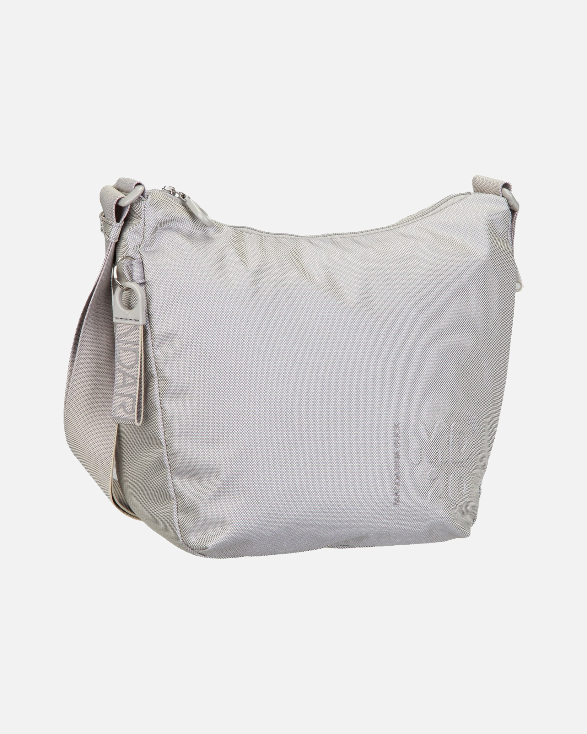 Umhängetasche für Weiblich Mandarina Duck Beuteltasche MD20 Hobo QMTV1 Nimbus Cloud
