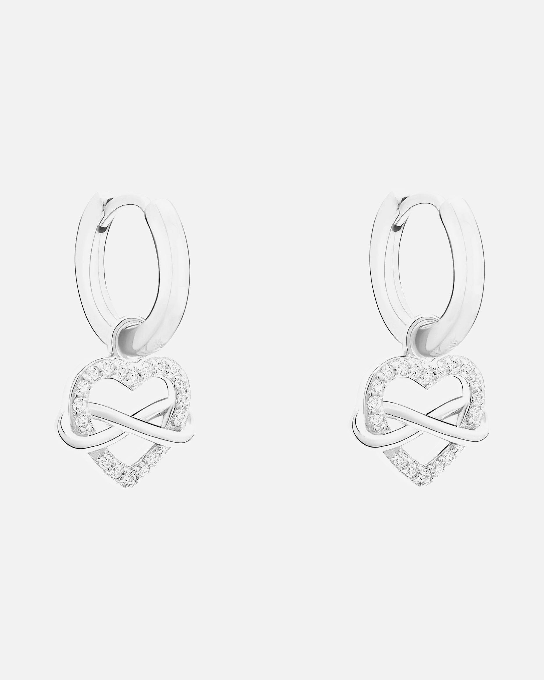 Ohrringe für Weiblich s.Oliver Creolen-Anhänger 925er Silber silber