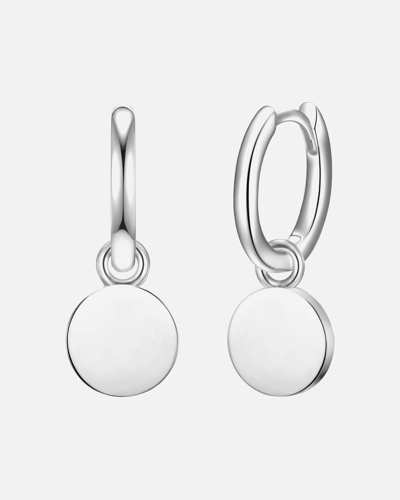 Creolen für Weiblich Glanzstücke München Creolen Kreis Sterling Silber in Silber 1 Stück