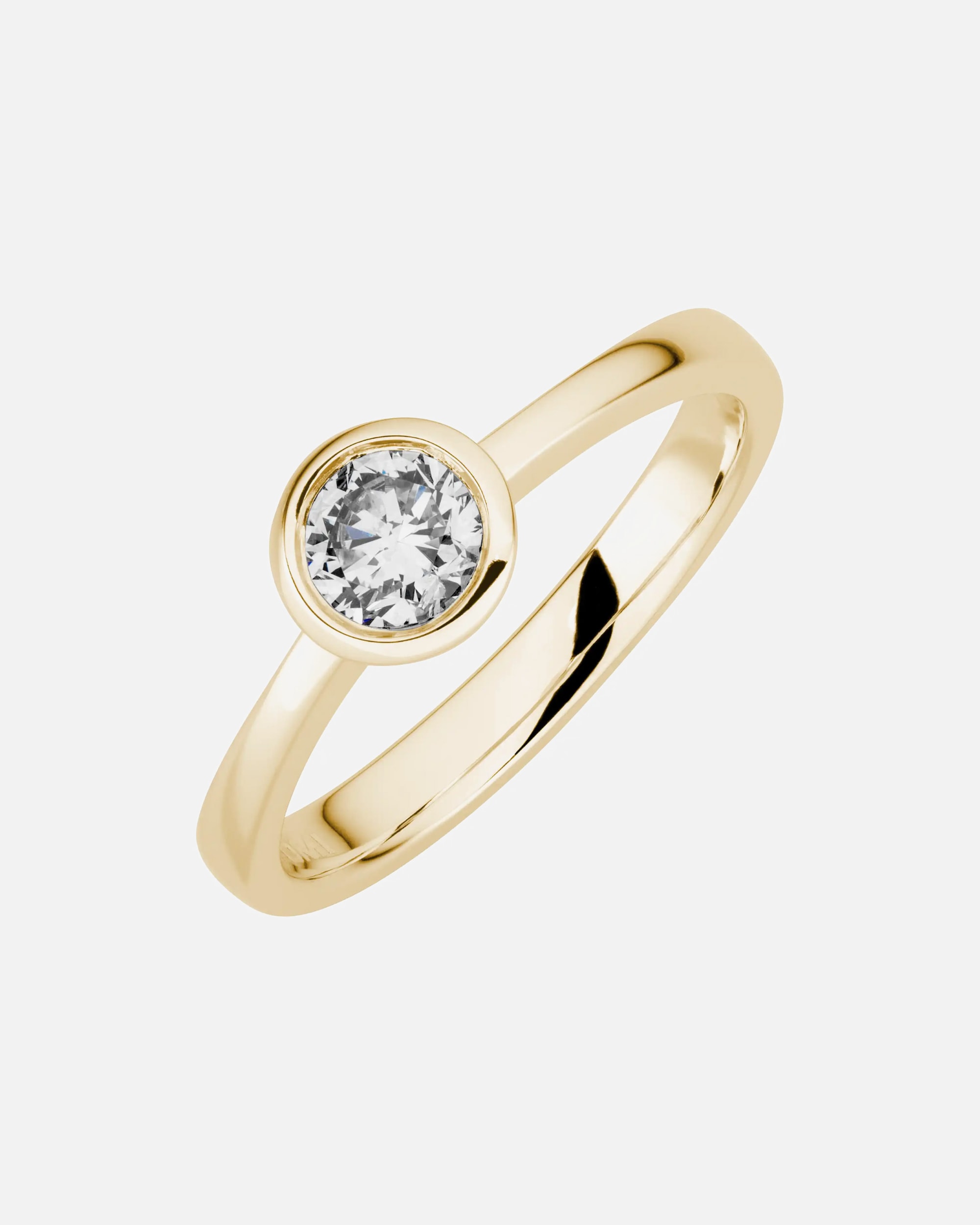 Ring für Weiblich Lyomi Default Brand Line Ring 585/- Gold Diamant Lab Grown weiß 0,50ct. 060 (19,1)
