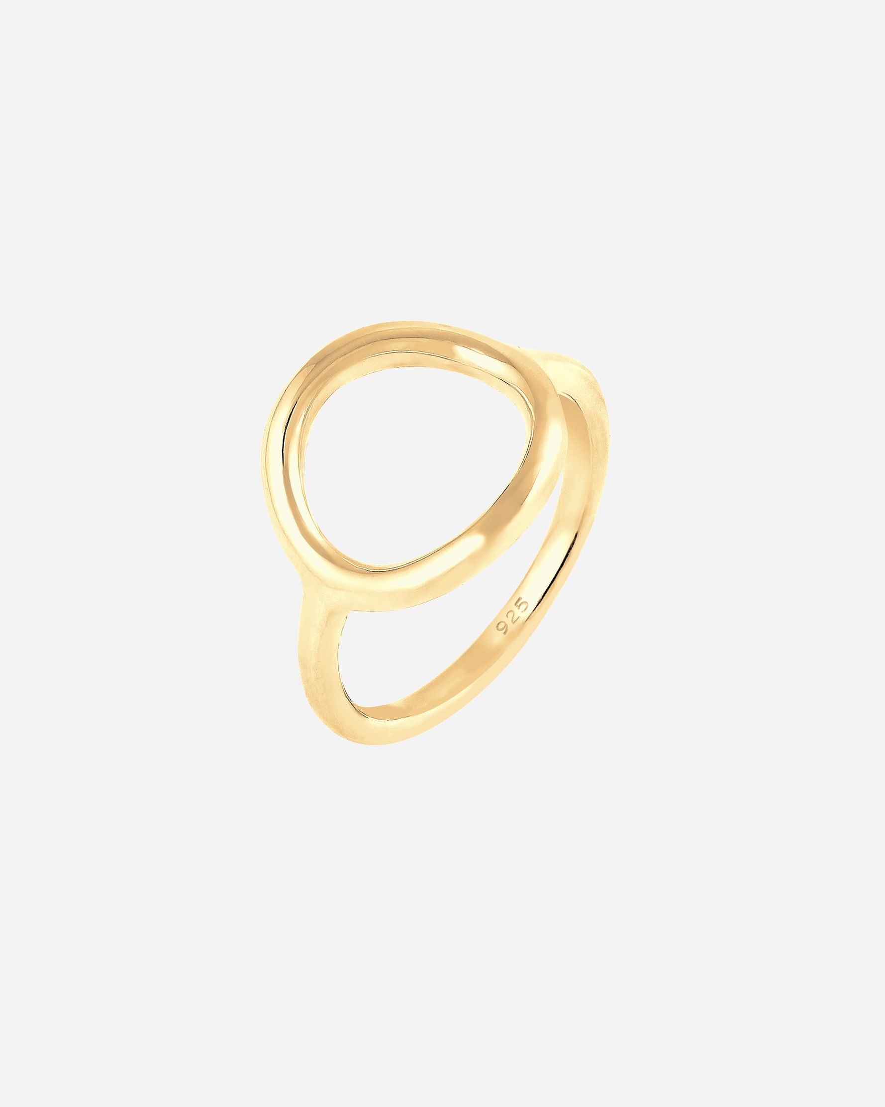 Ring für Weiblich Elli Kreis Rund Geo Statement 925 Sterling Silber 56