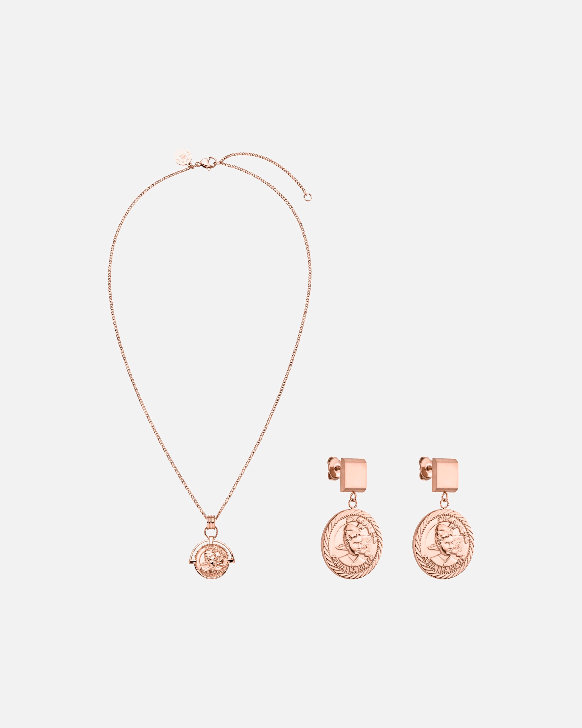 Schmuckset für Weiblich Purelei Mahina Club Lei Edition Schmuckset 100% Edelstahl Roségold