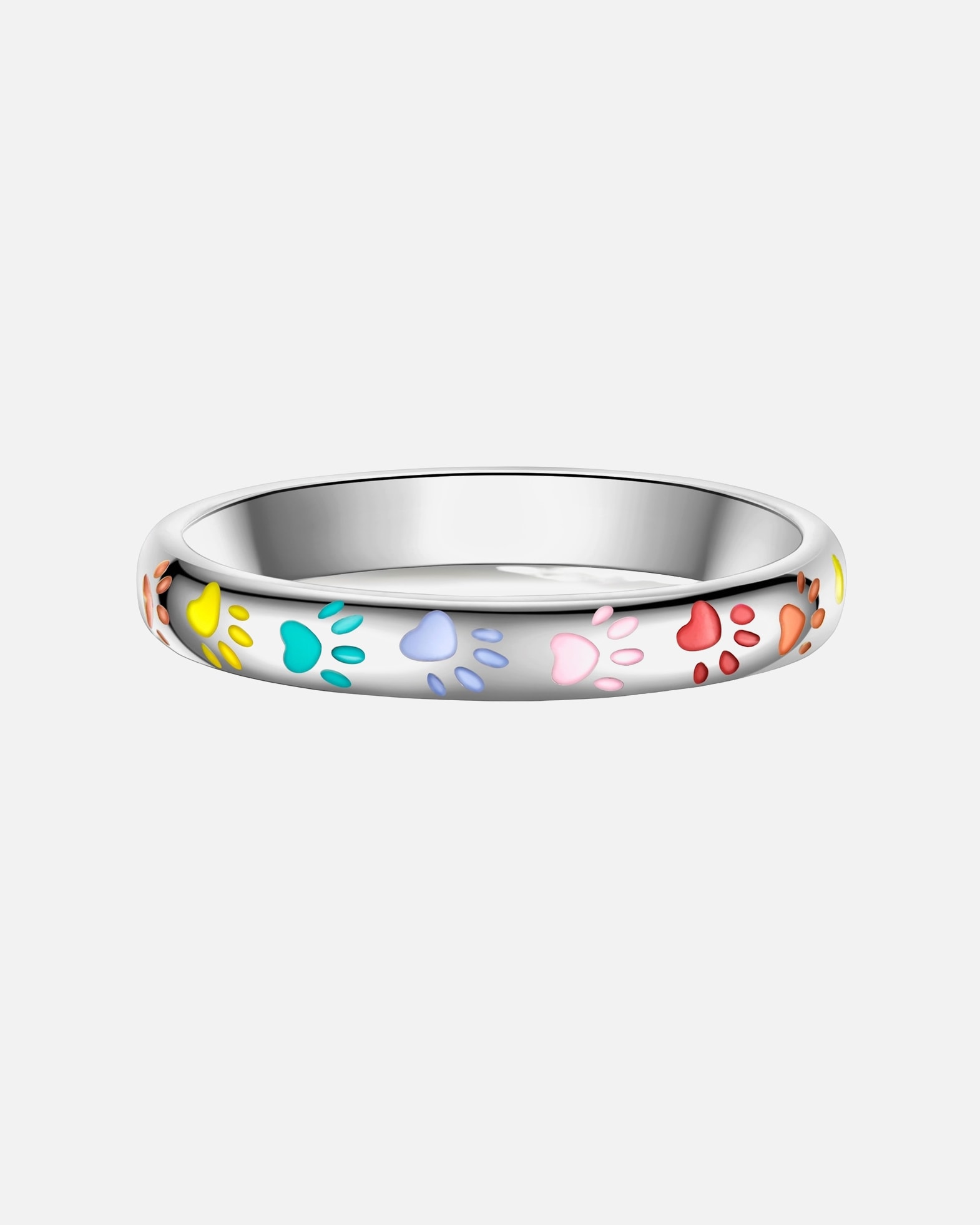 Ring für Weiblich Rafaela Donata Ring Pfoten aus Sterling Silber in Silber 50