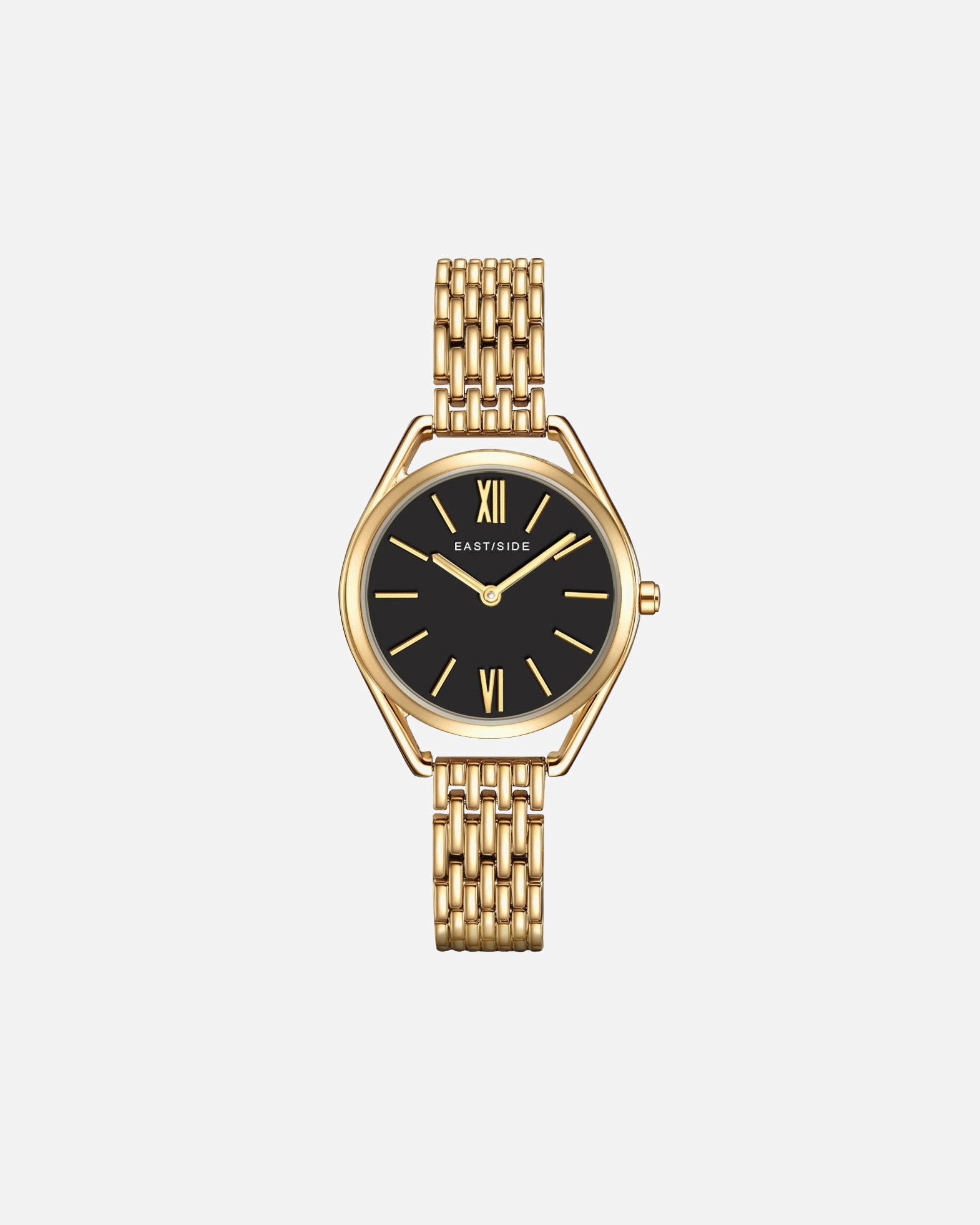 Uhr für Weiblich Quarzuhr Edison in Gelbgold Edelstahl in Gelbgold 1 Stück