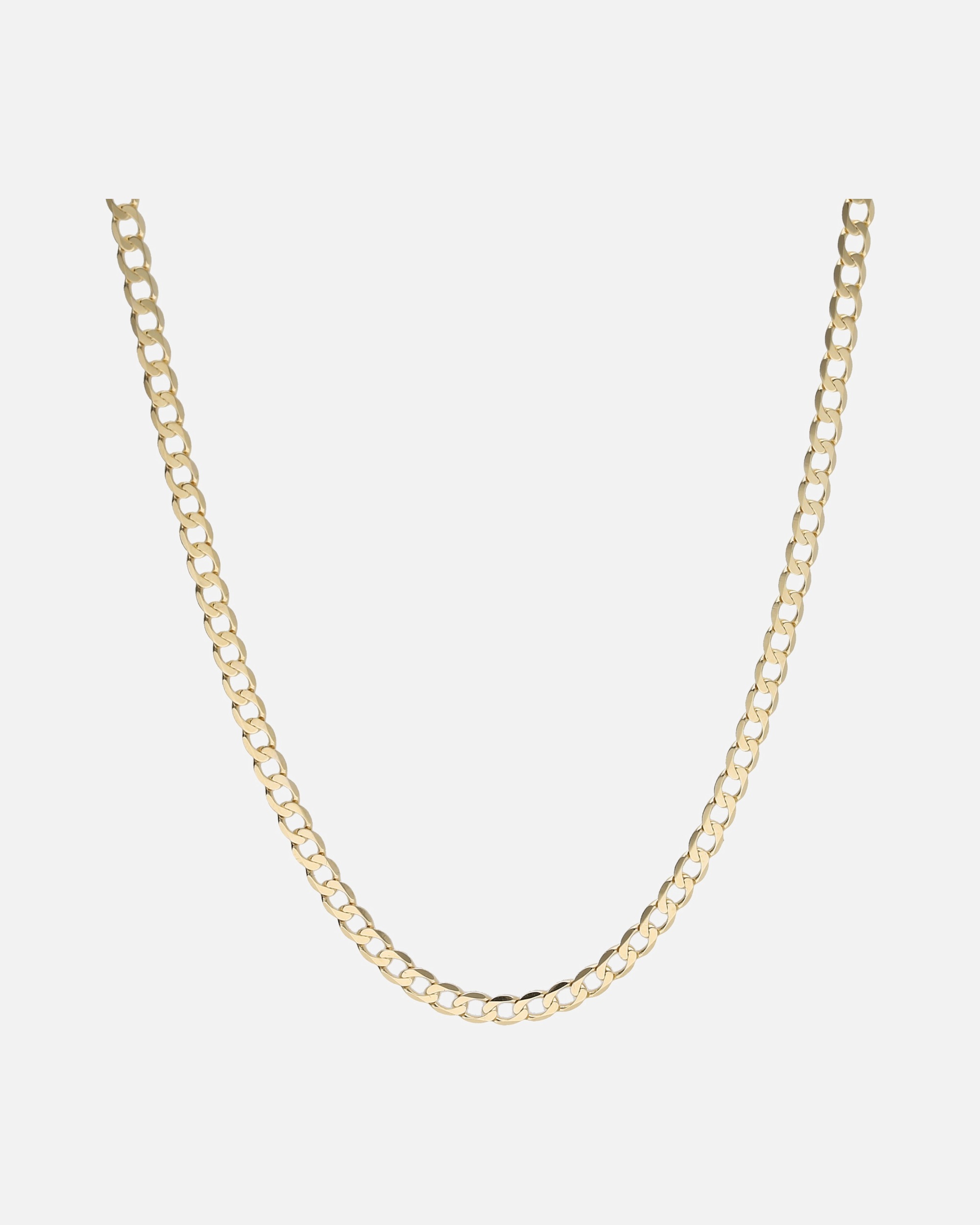 Halskette für Weiblich Luigi Merano Kette Panzerkette, massiv, Gold 585 45 cm
