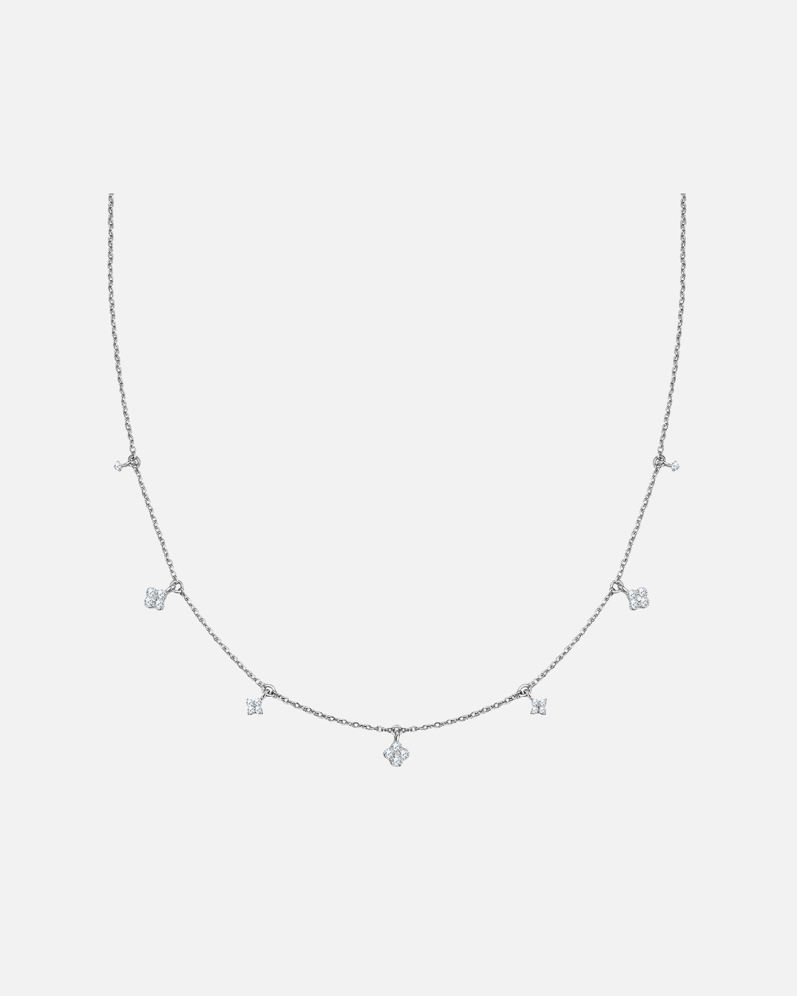 Halskette für Weiblich Glanzstücke München Halskette aus Sterling Silber in silber mit Zirkonia 40,0 cm Basiskette + 5,0 cm Verlängerung