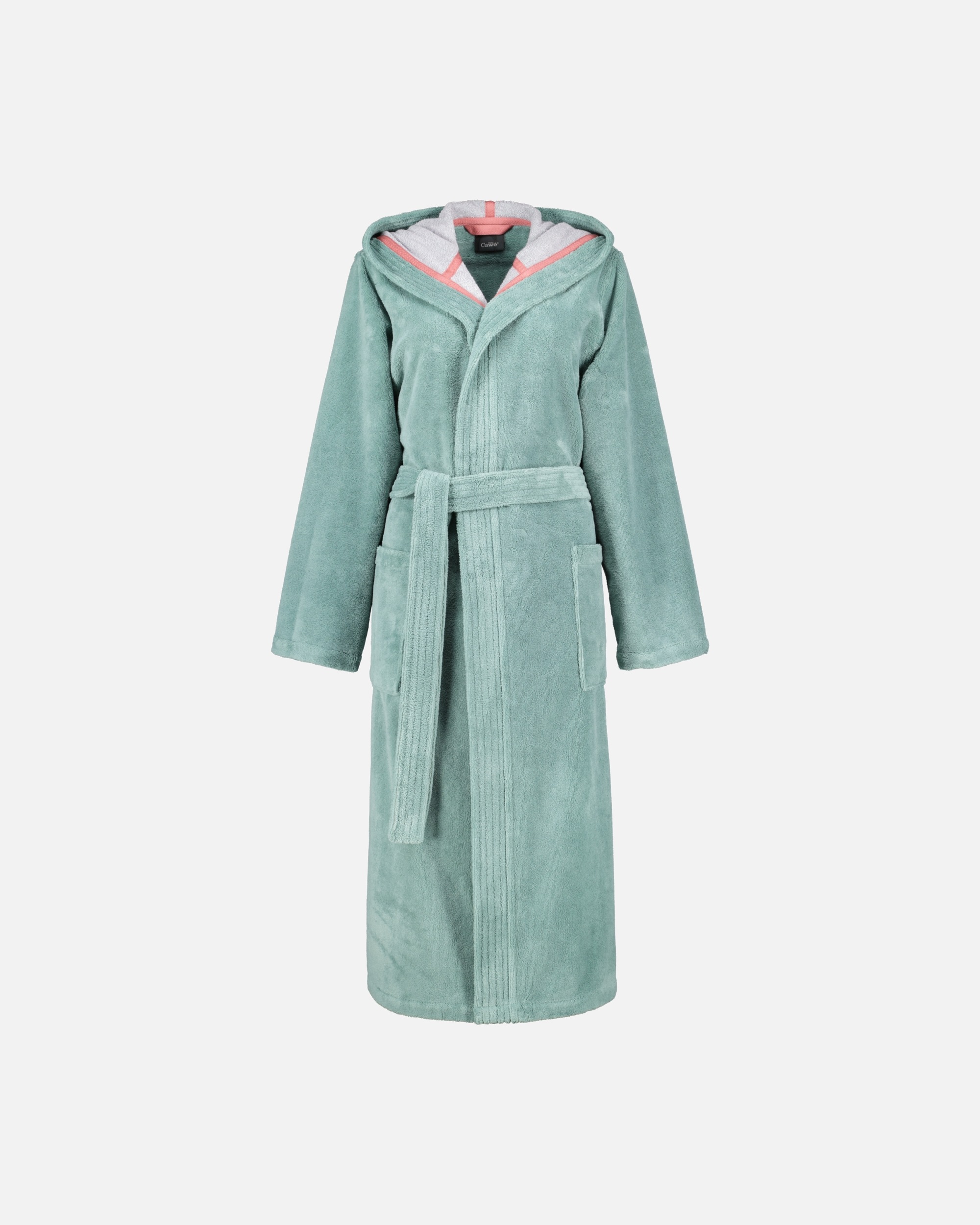 Bademantel für Weiblich Cawö Cawö Bademäntel Damen Kapuze Doubleface 830 fjord - 42 1 Stück