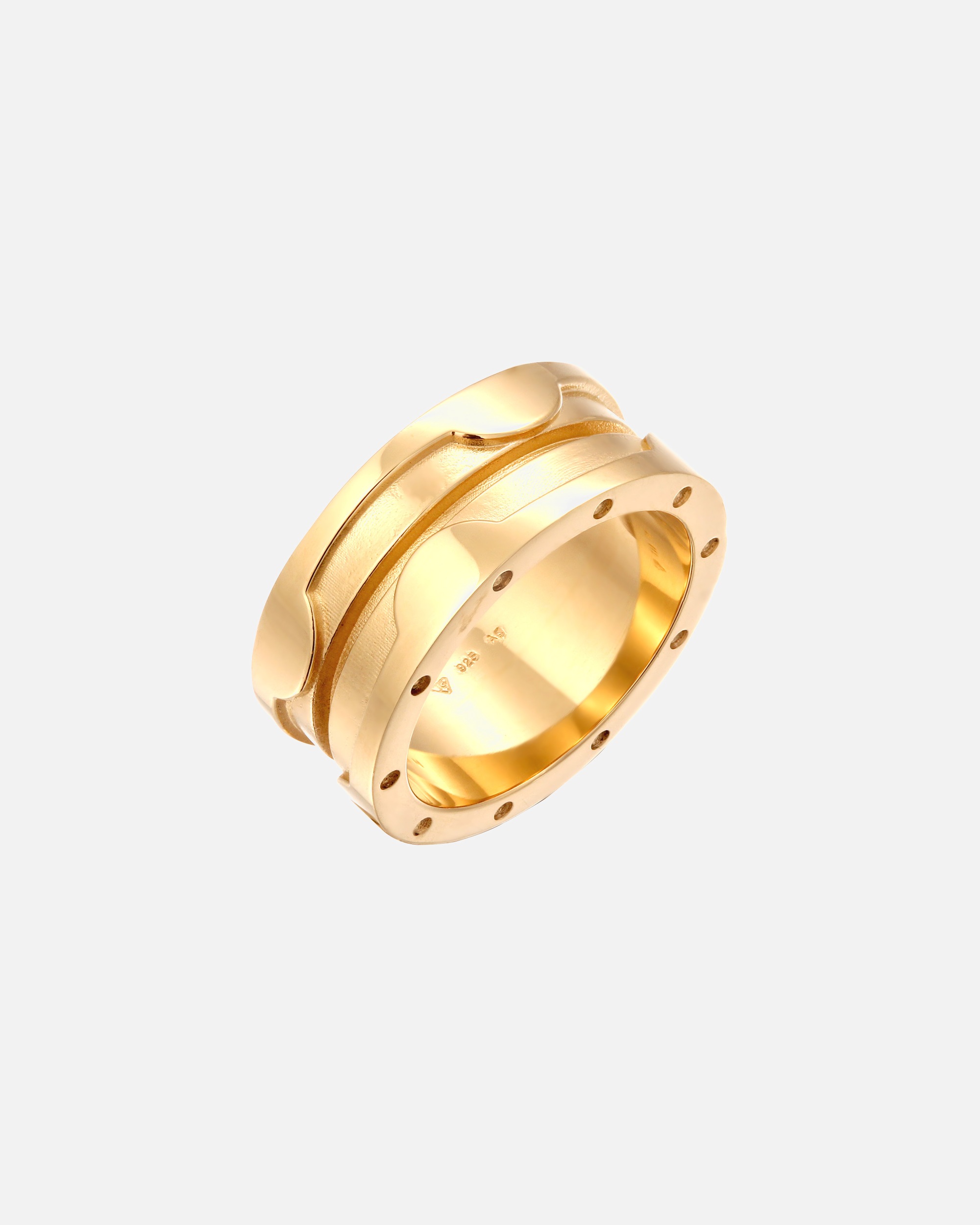 Ring für Weiblich Elli Bandring Chunky 925 Sterling Silber 58
