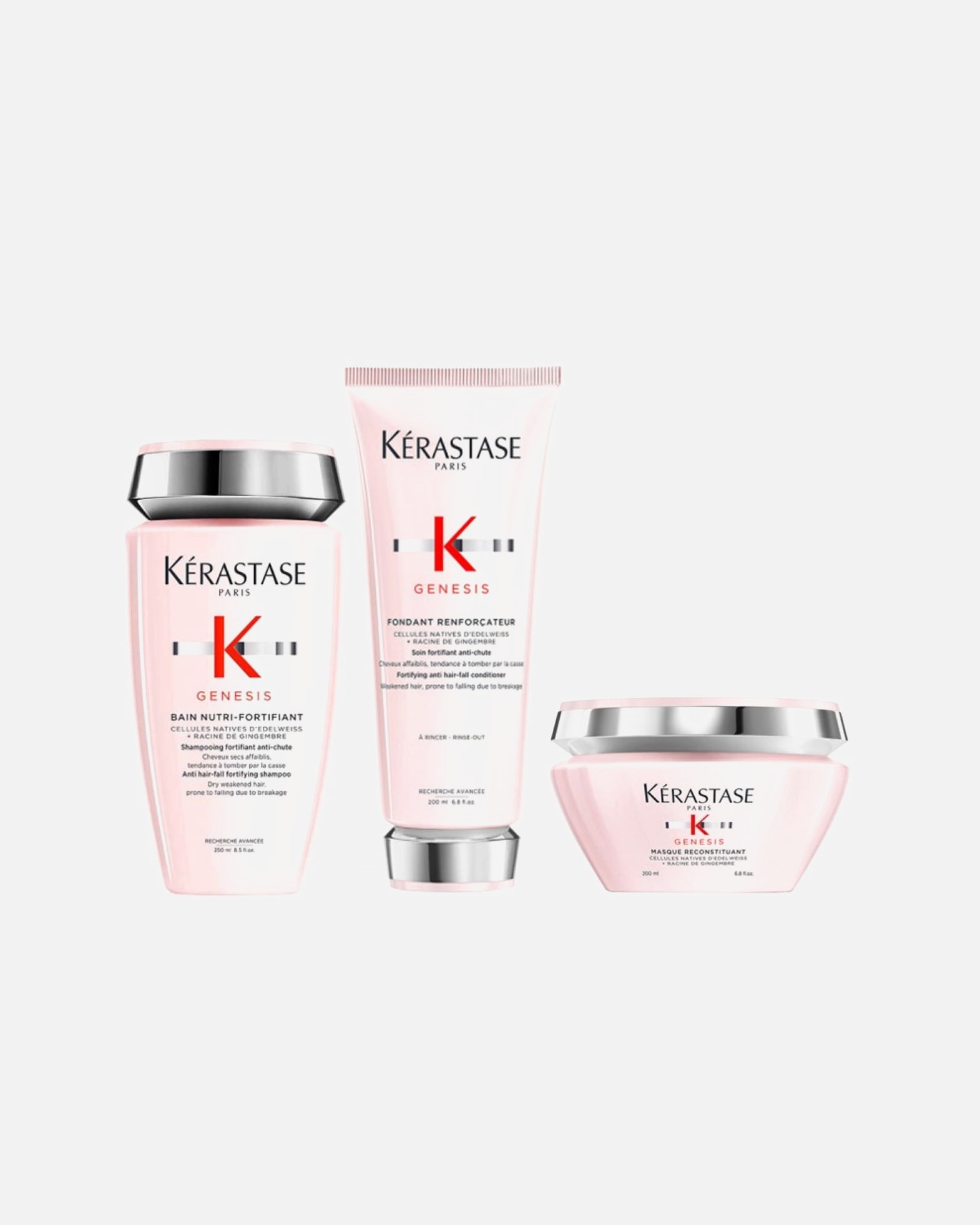 Haarpflegeset für Weiblich Kérastase Genesis NUTRI 3er Set (Bain / Fondant / Masque) 1 Stück