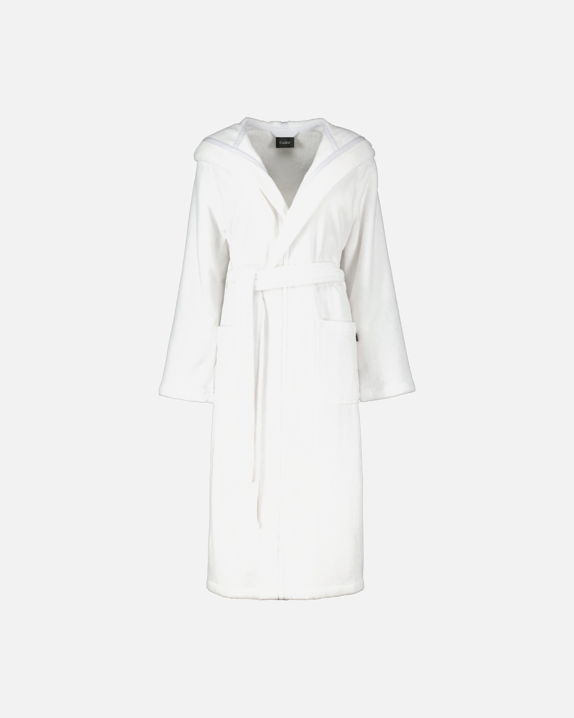 Bademantel für Weiblich Cawö Bademäntel Damen Kapuze Cawö Home 825 weiß - 67 XS