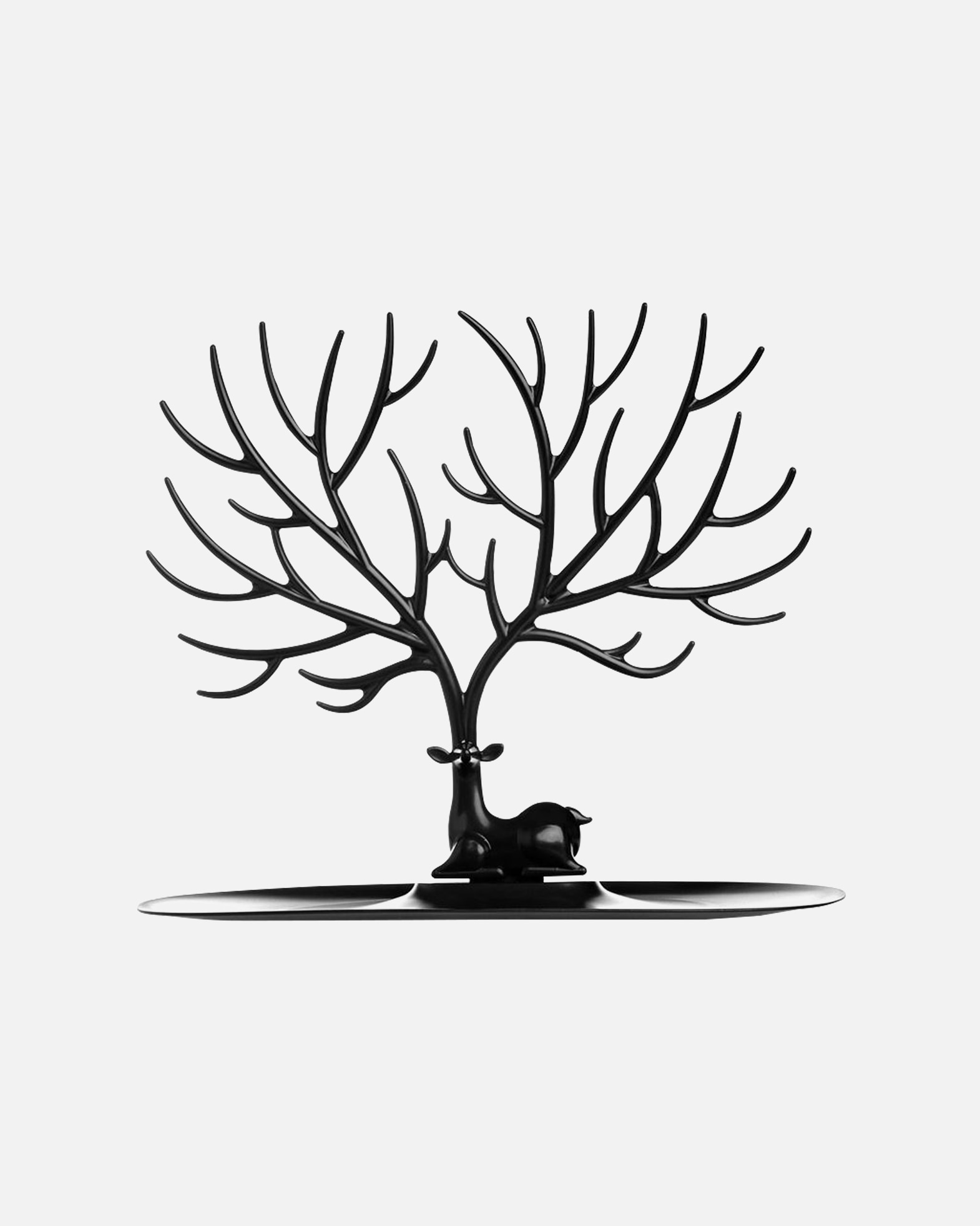 Etui für Unisex UNIQ Hirsch Schmuckbaum Schwarz