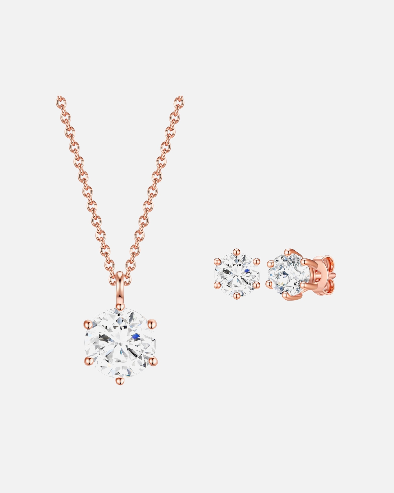 Schmuck für Weiblich Rafaela Donata Schmuckset Gelbvergoldet mit Kristallen von Swarovski® 1 Stück