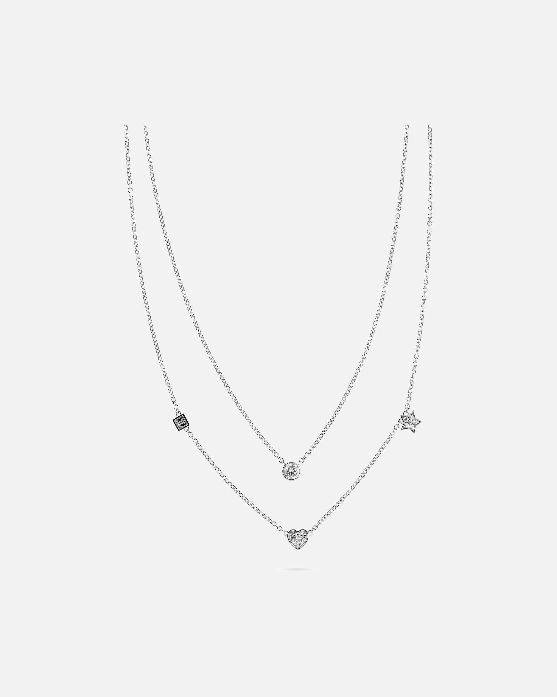 Halskette für Weiblich Jette Kette 925er Silber, recycelt One Size
