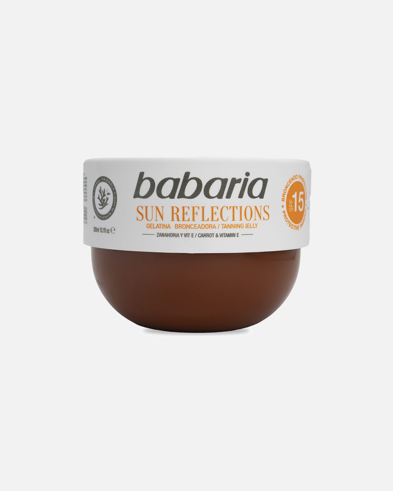 Sonnencreme für Unisex Babaria SUN REFLECTIONS Bräunungsgel LSF 15 300 ml