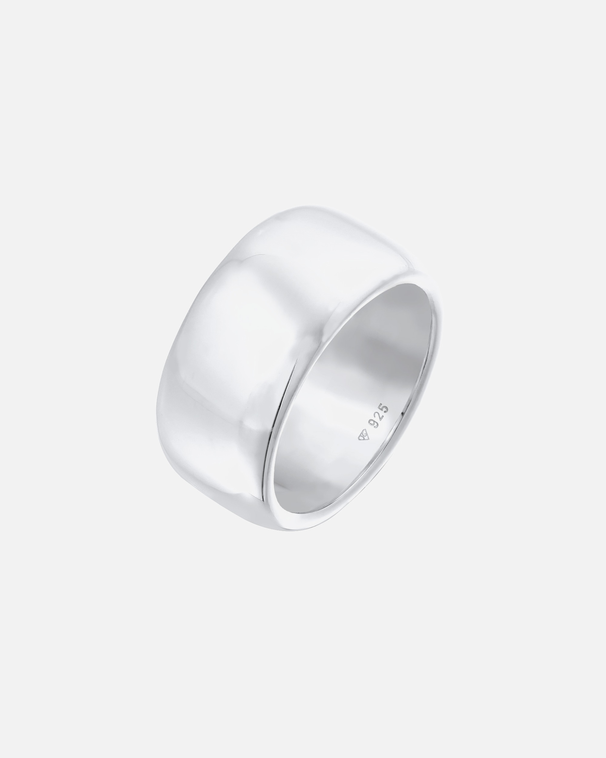 Ring für Weiblich Elli PREMIUM Breit Schlicht Bandring Trend 925 Sterling Silber 52