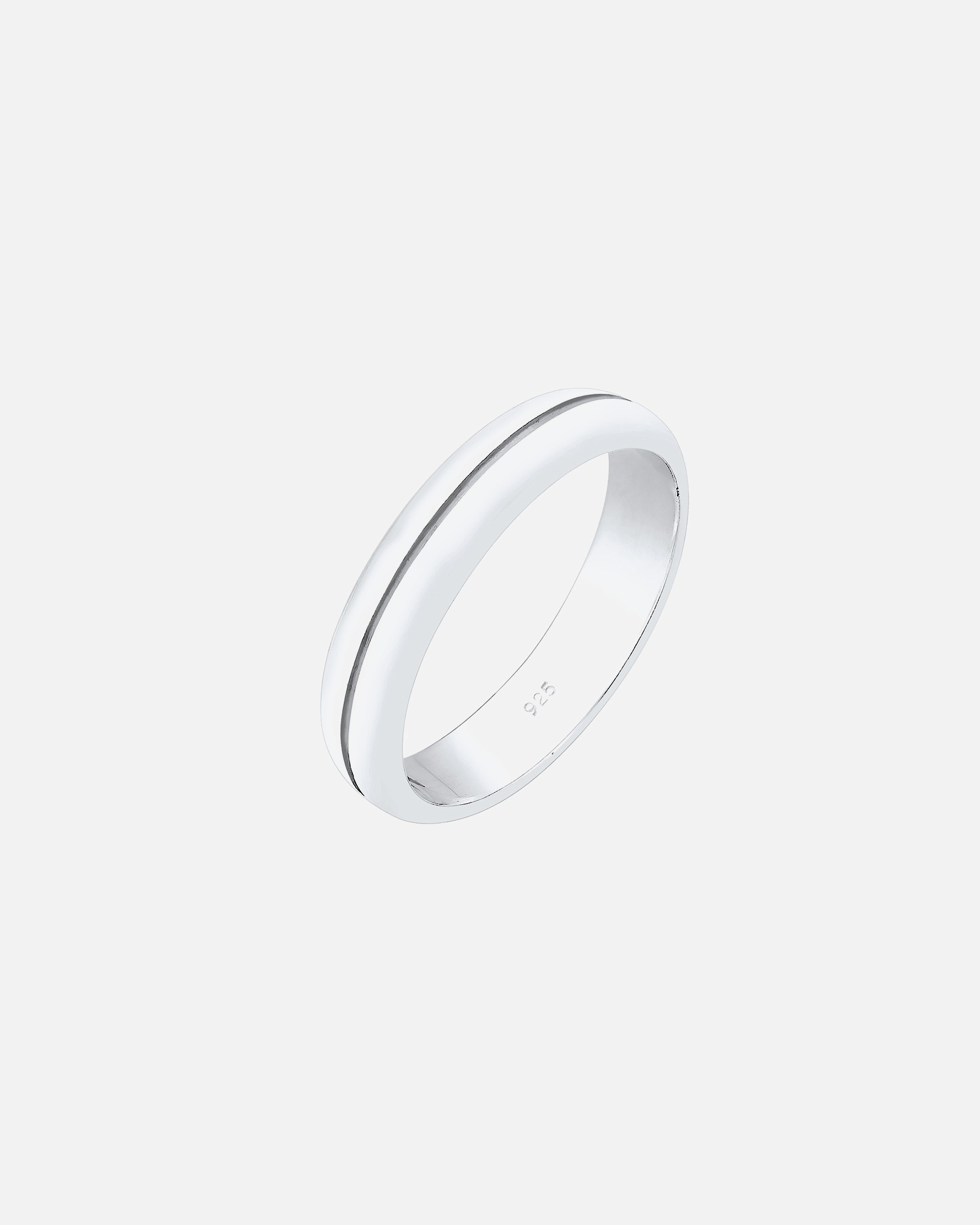 Ring für Weiblich Elli PREMIUM Bandring Trauring Basic Hochzeit Paar 925 Silber 52