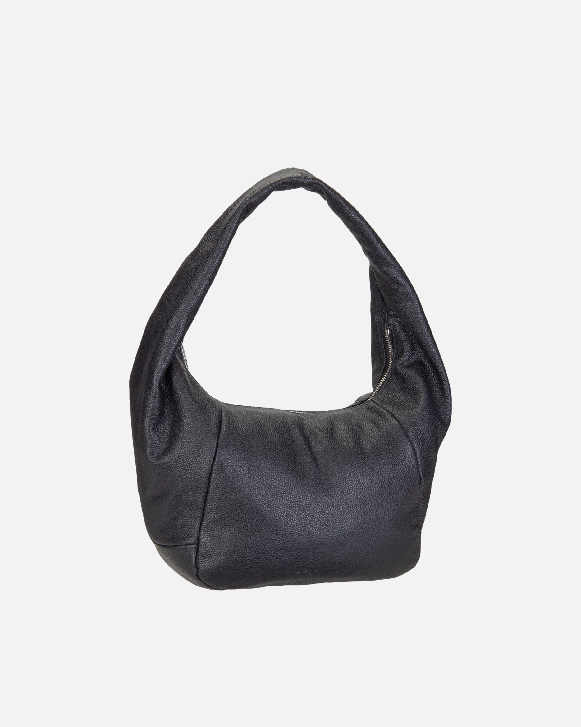 Handtasche für Weiblich Liebeskind Handtasche Farrah II Hobo M Heavy Canvas Washed Black