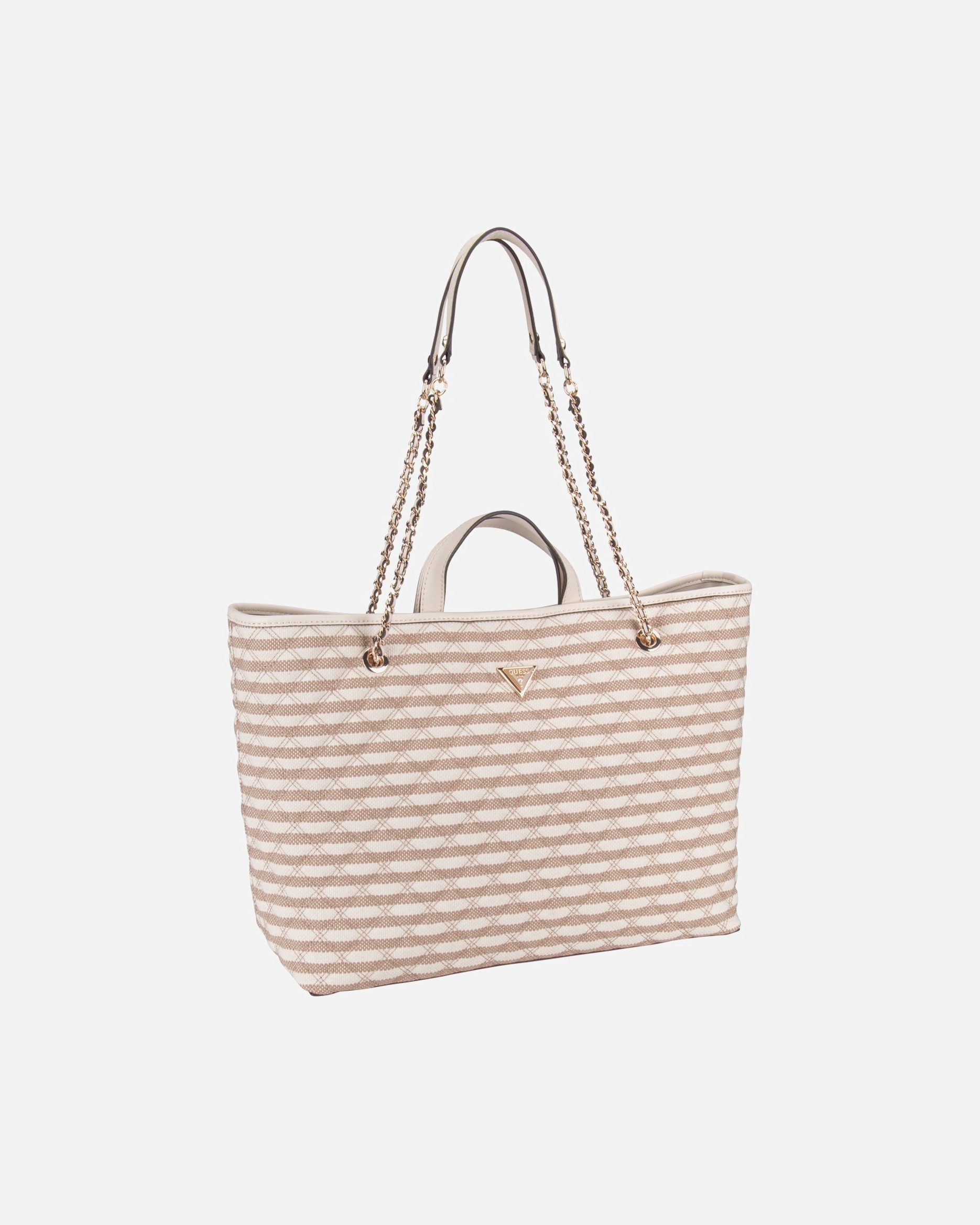 Shopper für Weiblich GUESS Shopper Giully II Large 2 In 1 Tote Taupe Multi