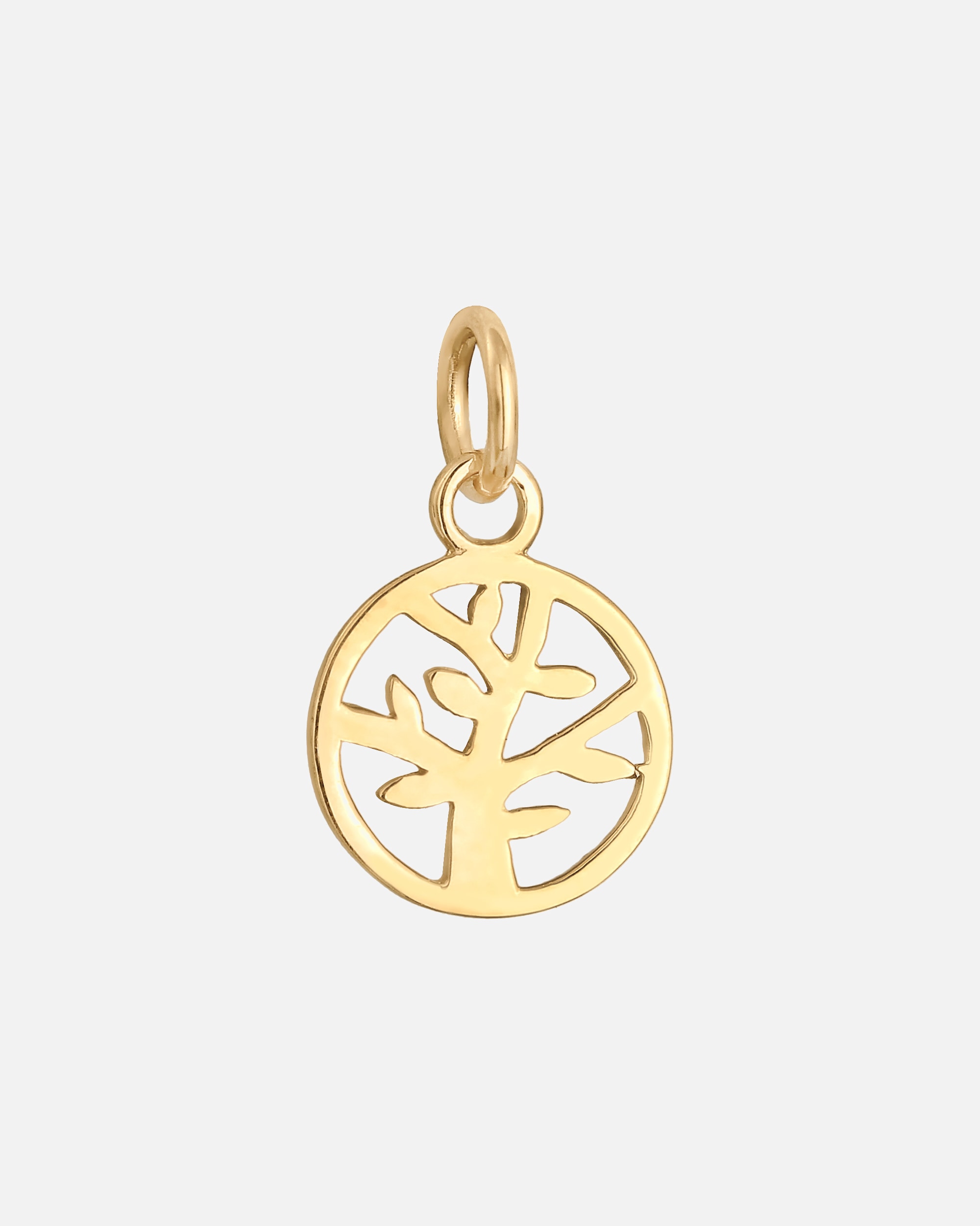 Schmuckanhänger für Weiblich Elli PREMIUM Lebensbaum Tree of Life Symbol Edel 585 Gelbgold 1 Stück
