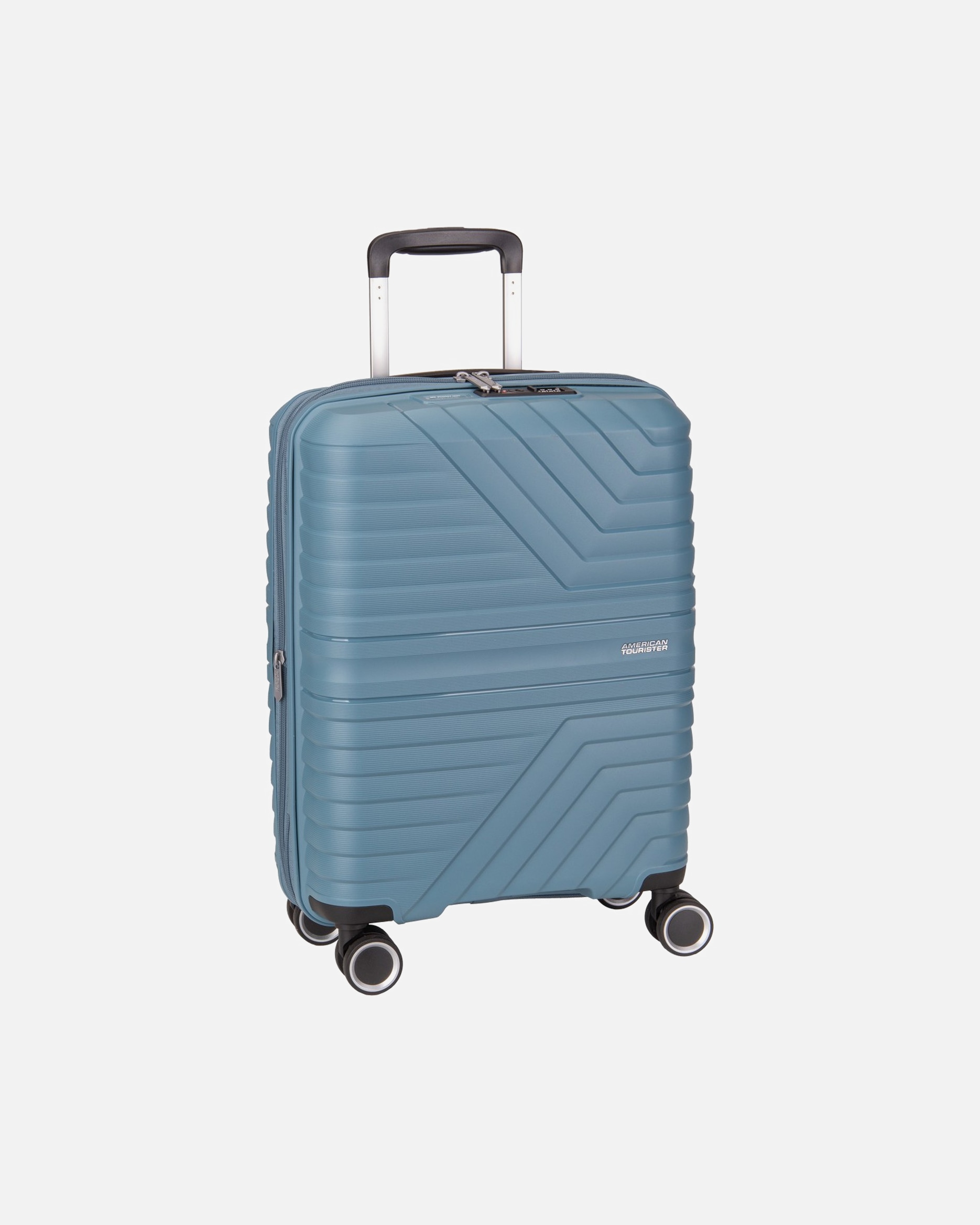 Trolley für Unisex American Tourister Trolley Flytwist Spinner 55 Storm Blue