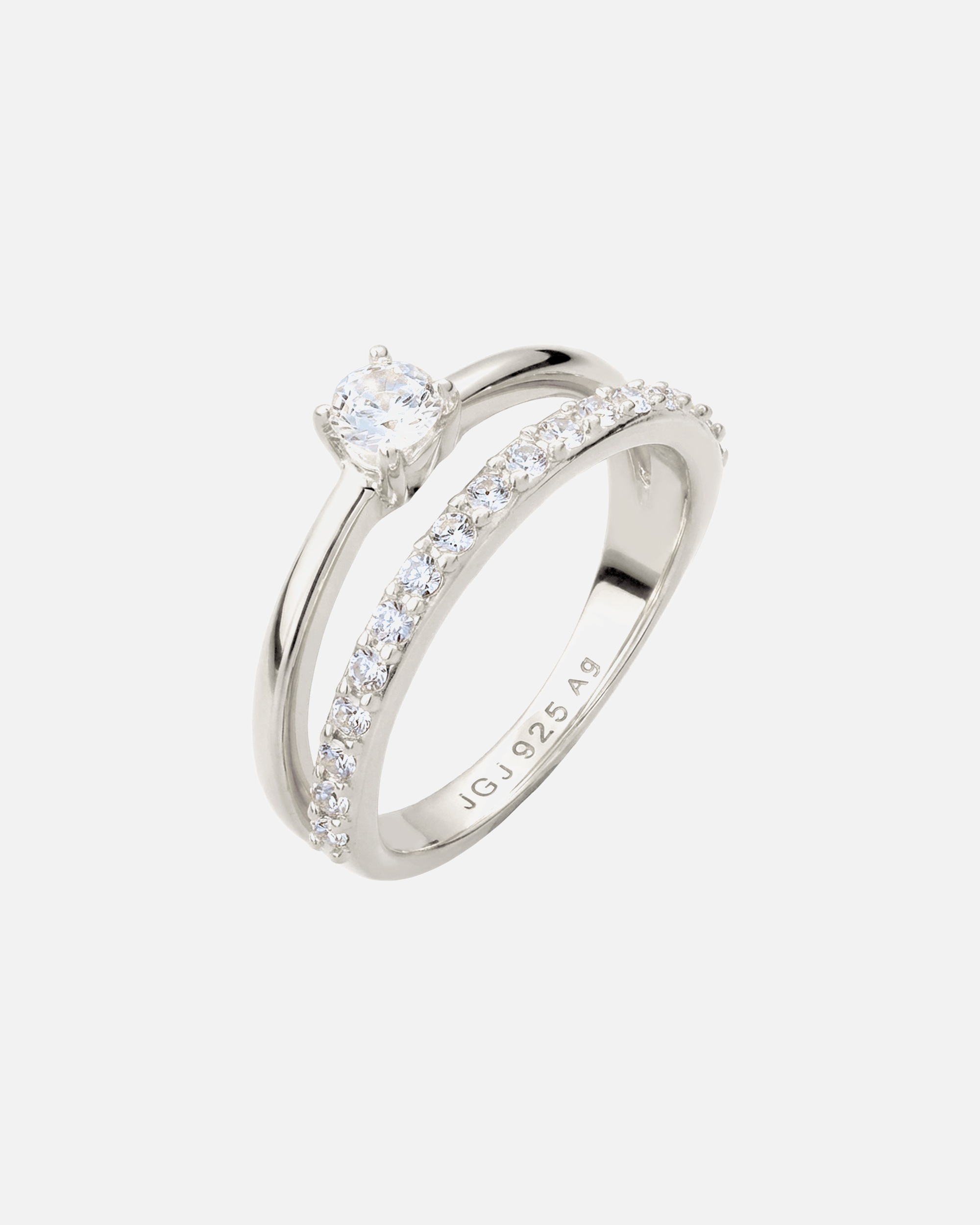Ring für Weiblich Elli mit Kristallen von Swarovski® 925 Sterling Silber 54