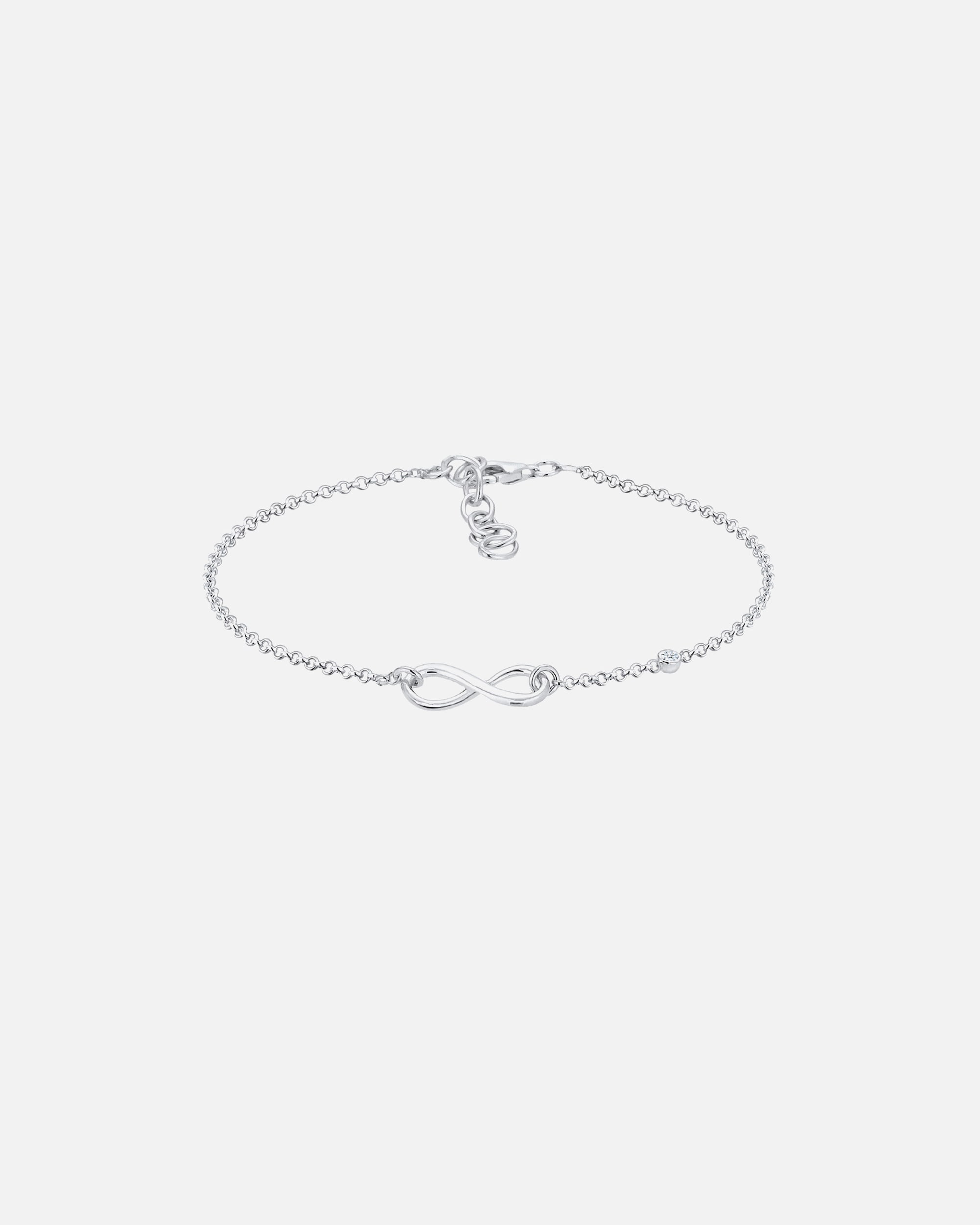 Armband für Weiblich Elli DIAMONDS Infinity Basic Diamant (0.015 ct) 925 Silber 1 Stück
