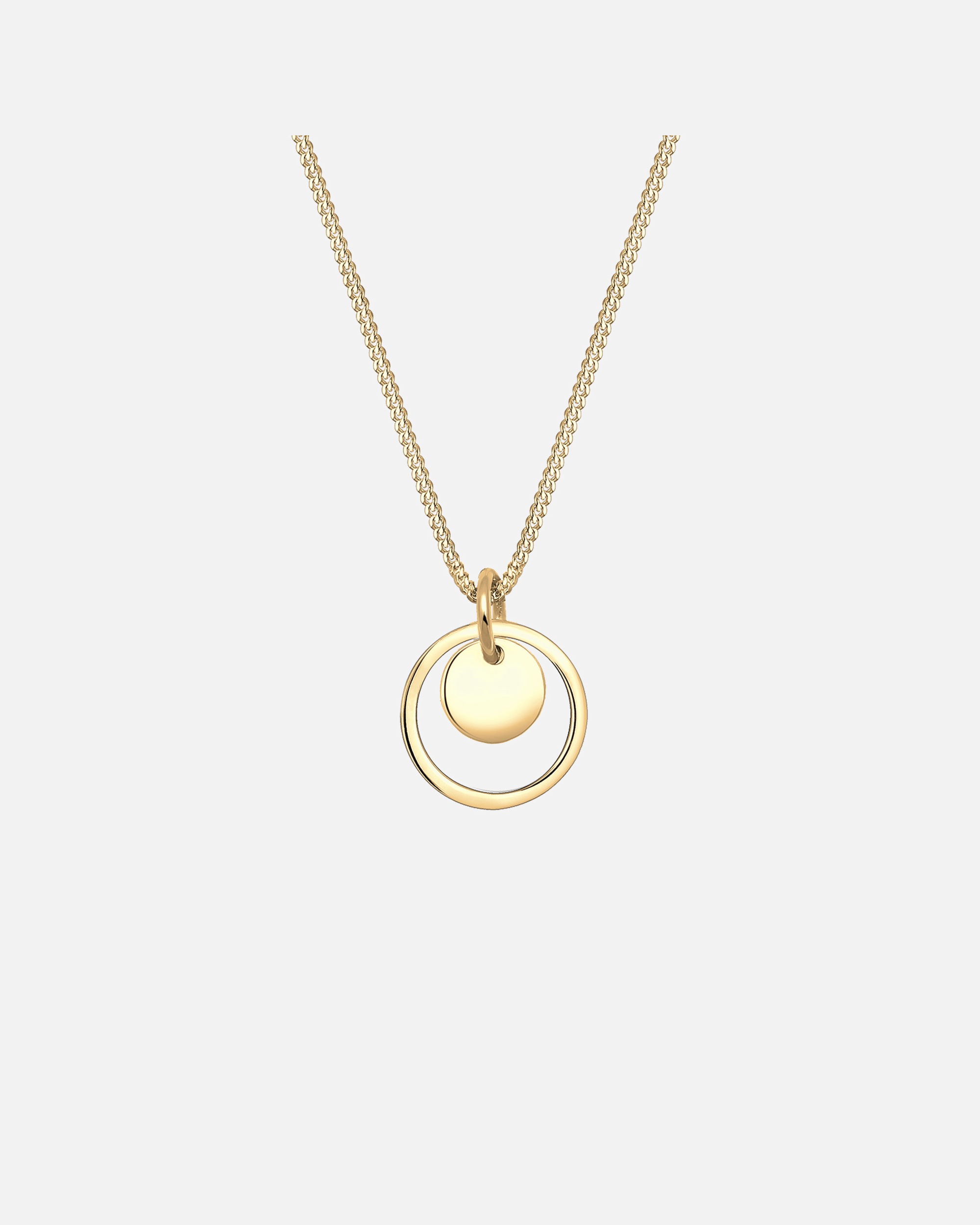 Halskette für Weiblich Elli Kreis Rund Geo Trend 925 Sterling Silber 1 Stück