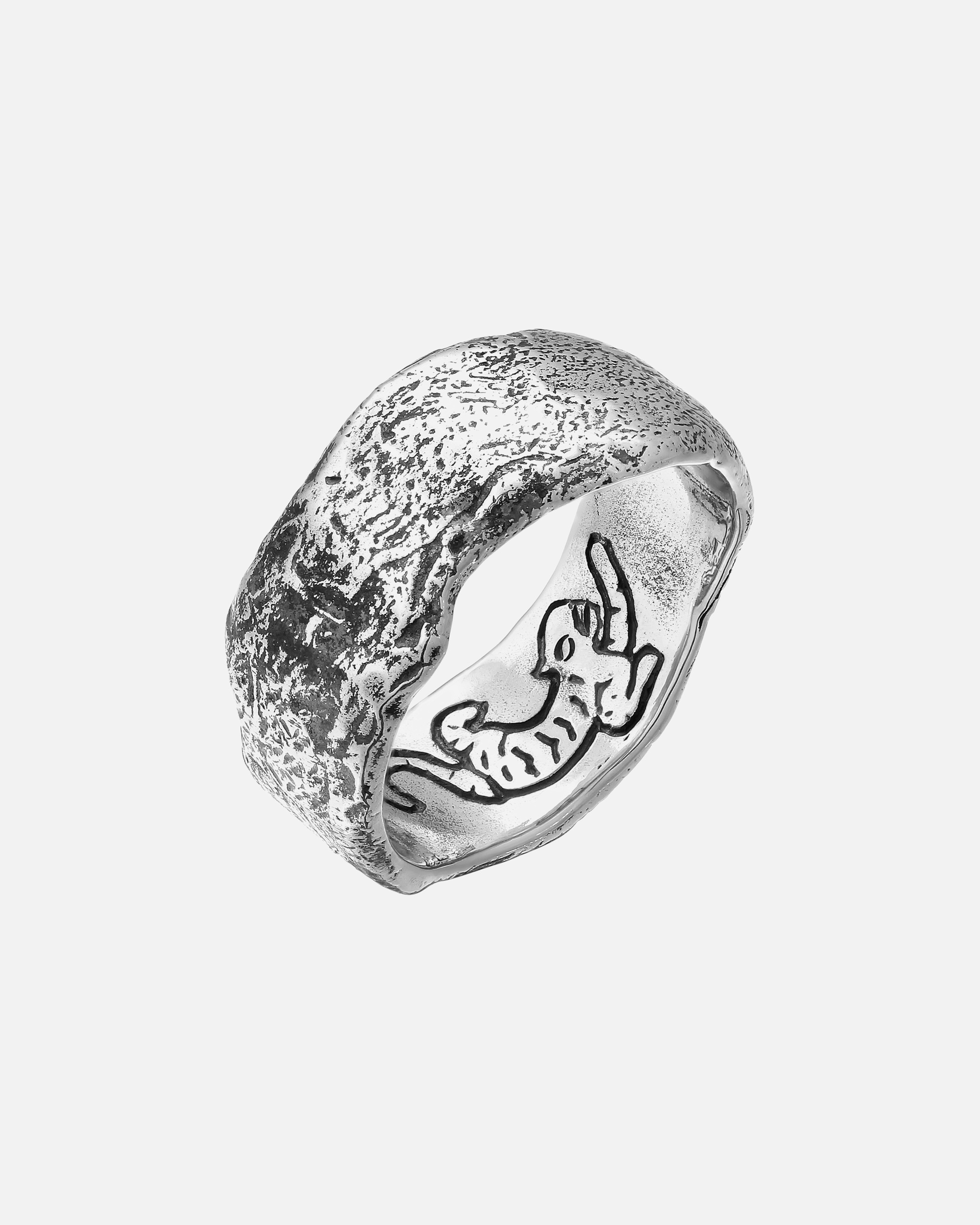 Ring für Männlich Haze & Glory Default Brand Line Bandring - El Tigre Small 925 Silber 64