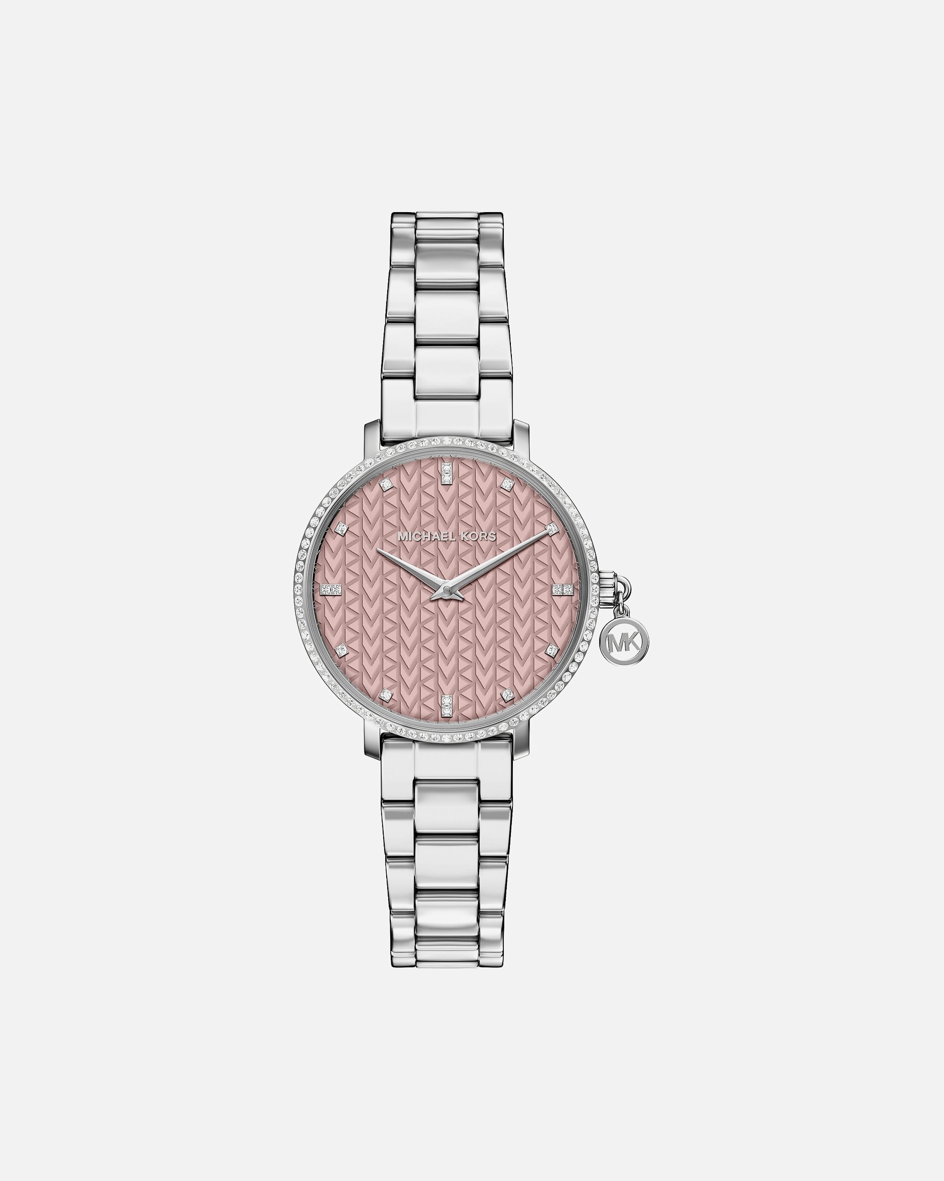 Uhr für Weiblich Michael Kors Damenuhr Edelstahl silber