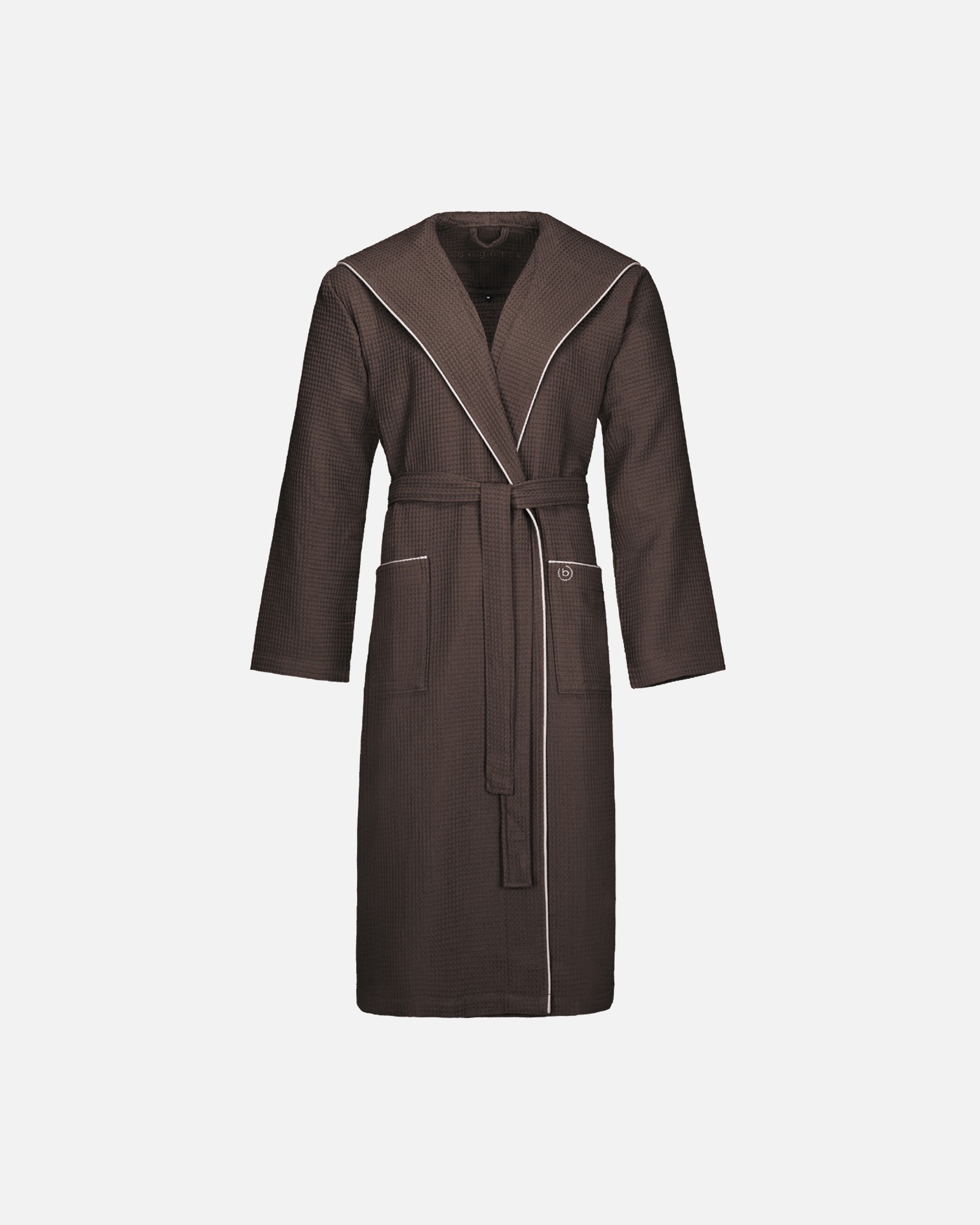 Bademantel für Unisex Bugatti Bugatti Bademäntel Herren Kapuze Tizian coffee bean - 6880 M