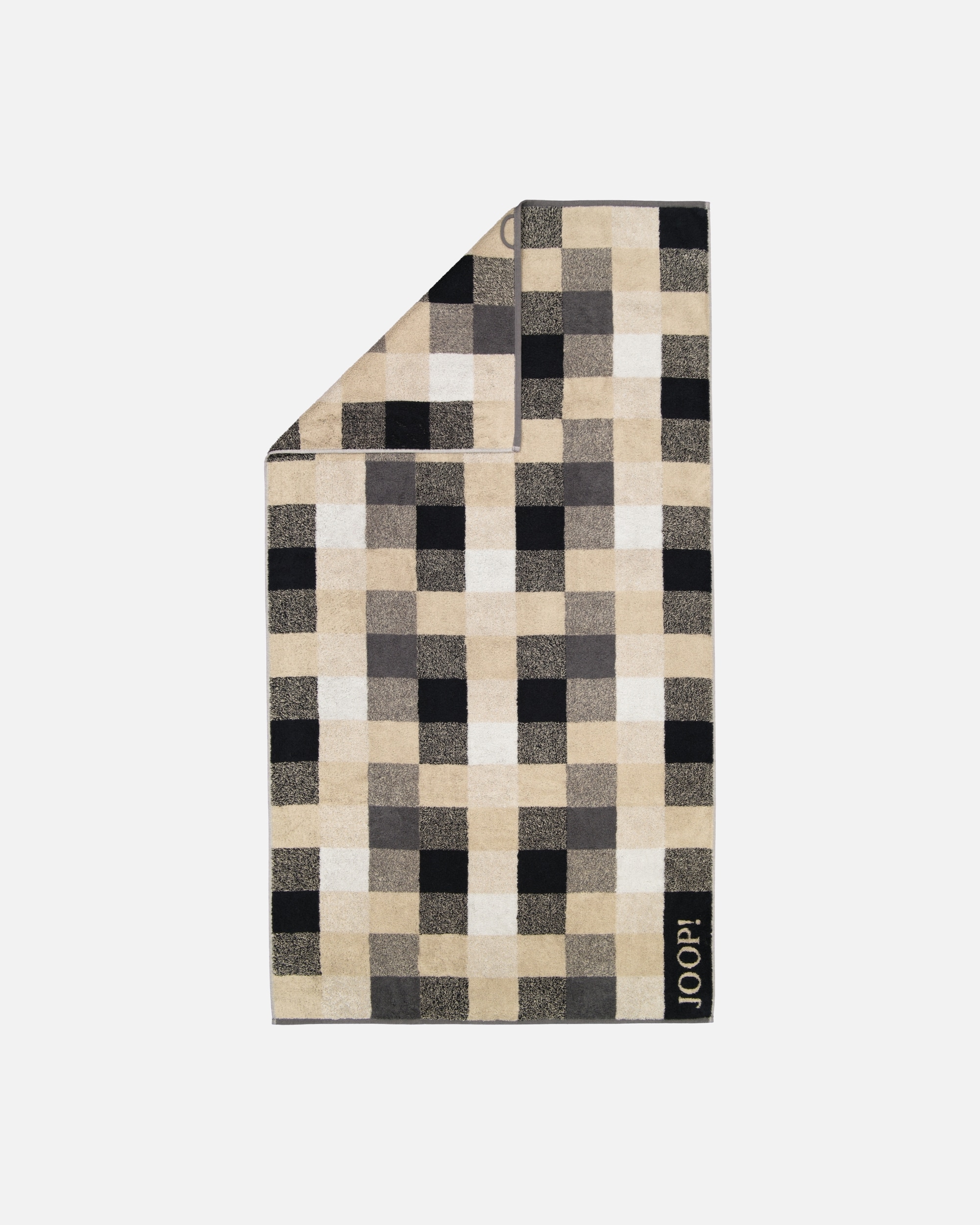 Handtuch für Unisex JOOP! JOOP! Handtücher Vibe Karo 1699 stein - 37 1 Stück