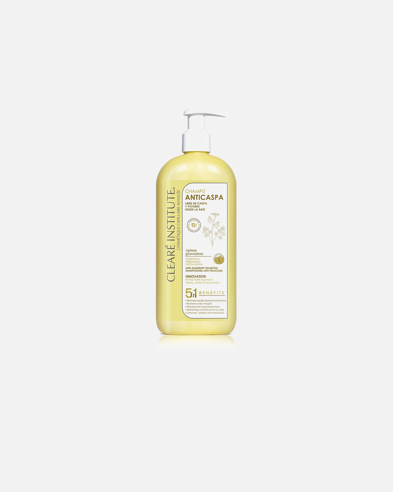 Shampoo für Unisex Clearé Institute Anti-Schuppen-Shampoo 400 ml