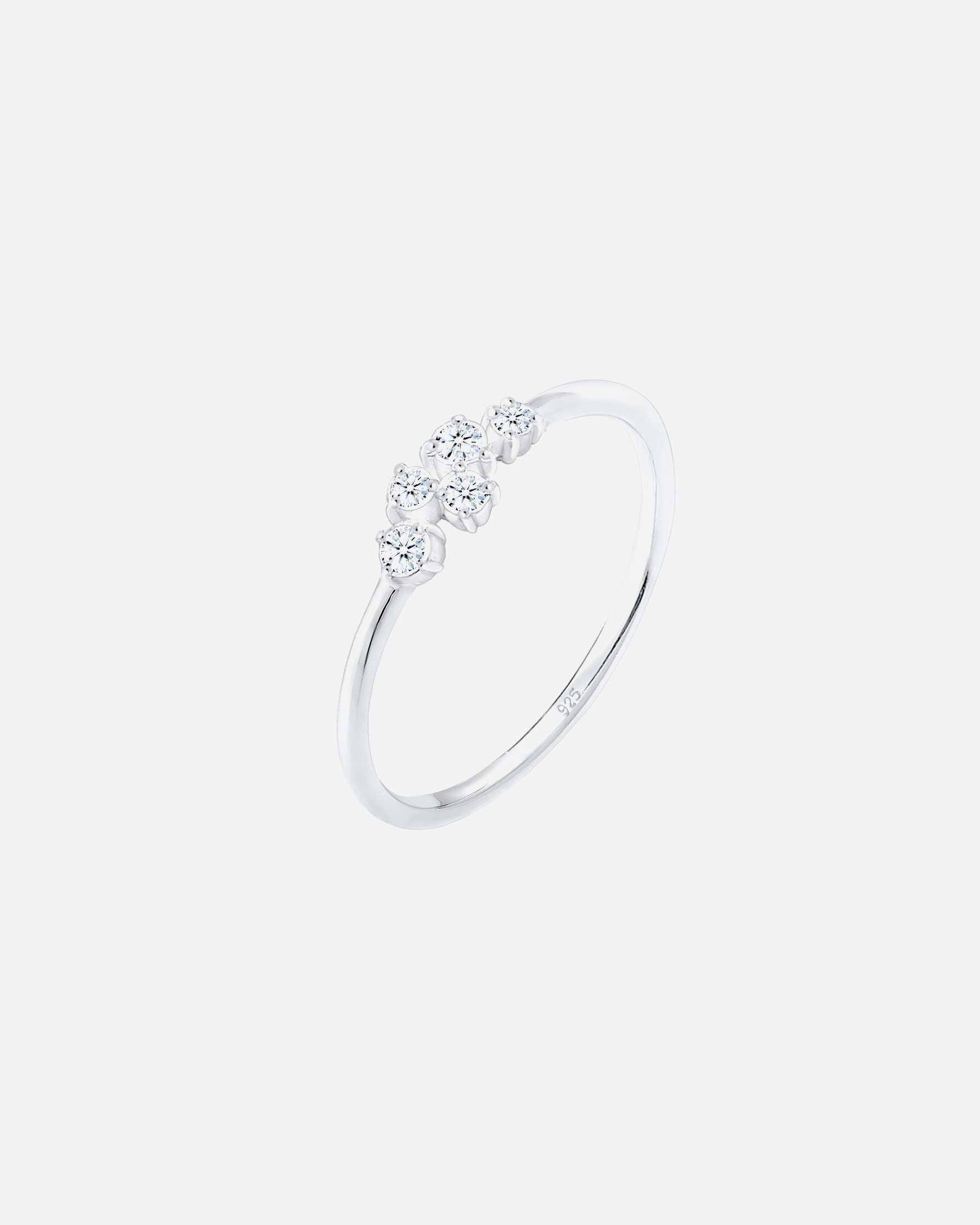 Ring für Weiblich Elli DIAMONDS Elli DIAMONDS Ring Verlobung Diamant (0.105 ct) Pavé 925 Silber 56