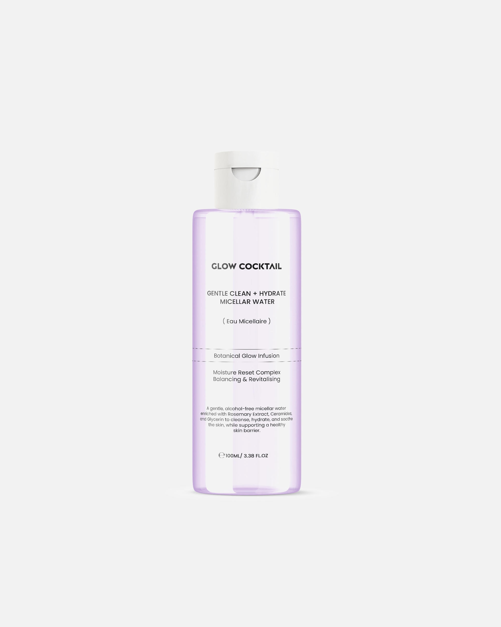 Mizellenwasser für Unisex Glow Cocktail Sanftes Reinigungs- und Feuchtigkeits-Mizellenwasser 1 Stück