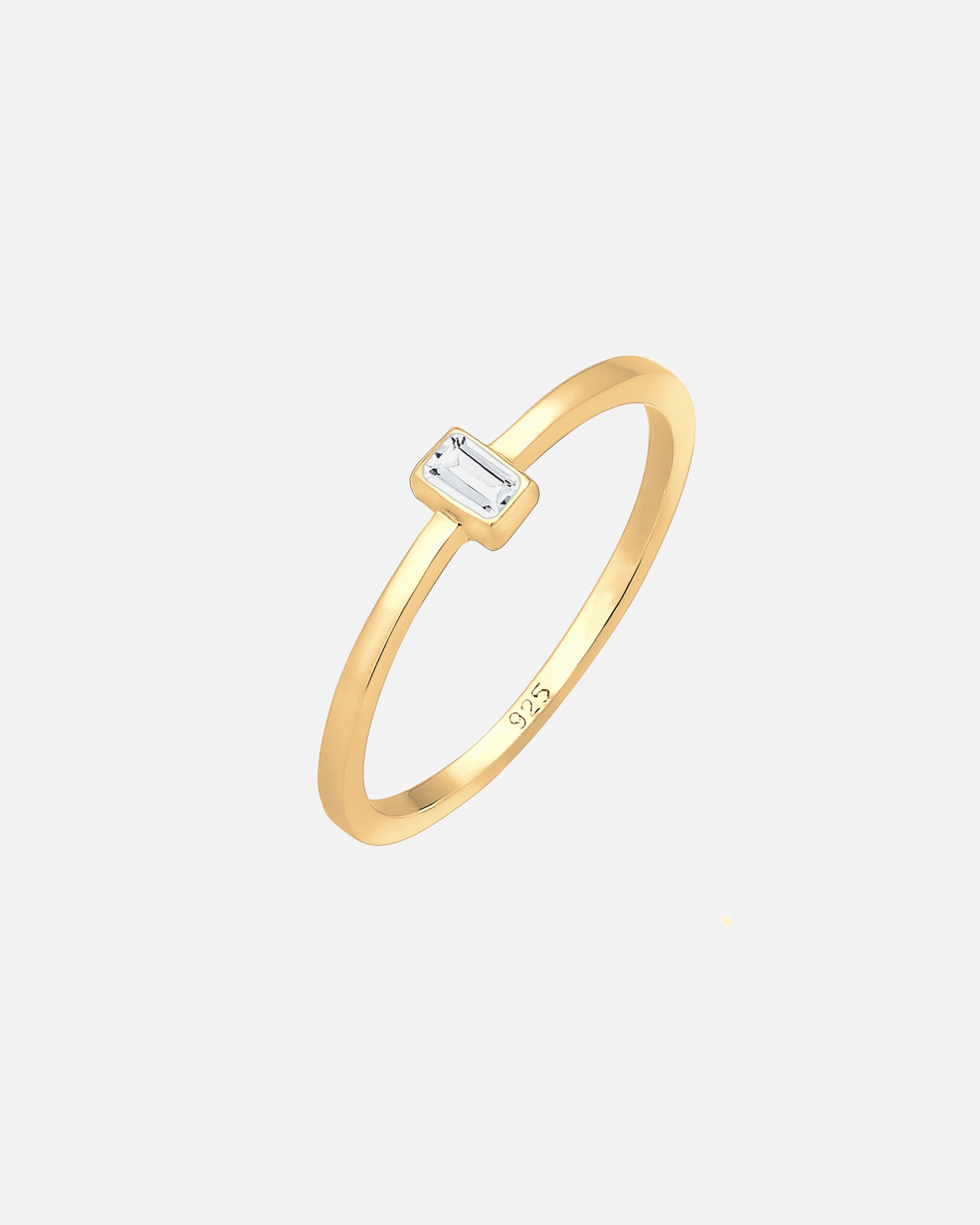Ring für Weiblich Elli PREMIUM Verlobung Liebe Geo Vintage Topas Stein 925 Silber 58
