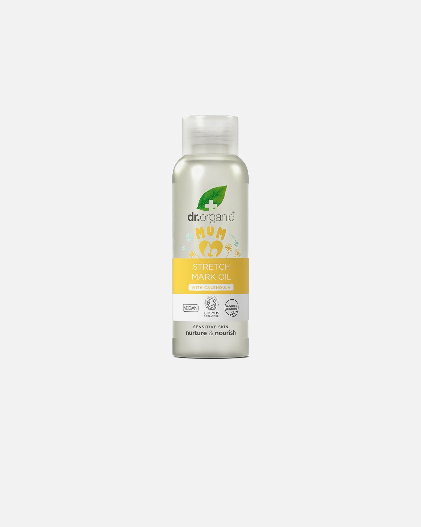 Pflege bei Dehnungsstreifen für Weiblich Dr. Organic MUM-Öl gegen Dehnungsstreifen 100 ml