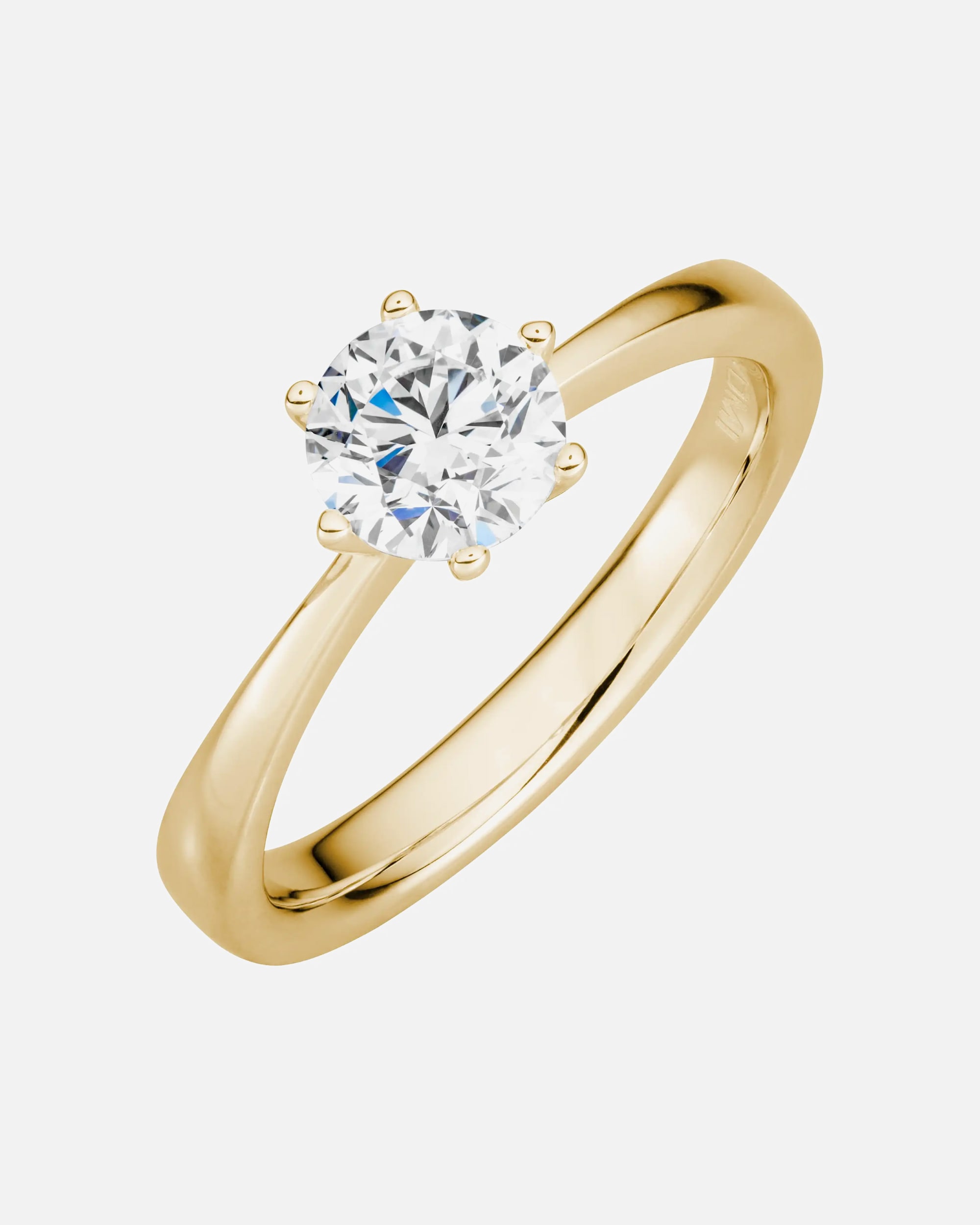 Ring für Weiblich Lyomi Default Brand Line Ring 585/- Gold Diamant Lab Grown weiß 1,0ct. 052 (16,6)