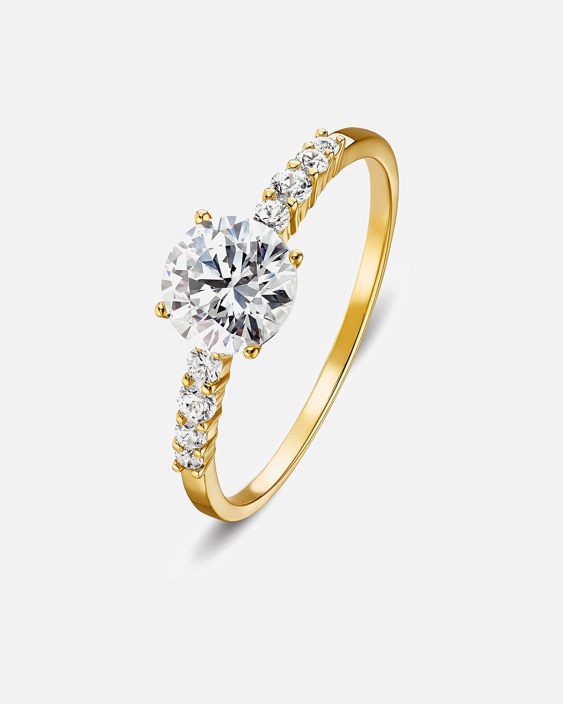 Ring für Weiblich CHRIST Damenring 375er Gelbgold 50