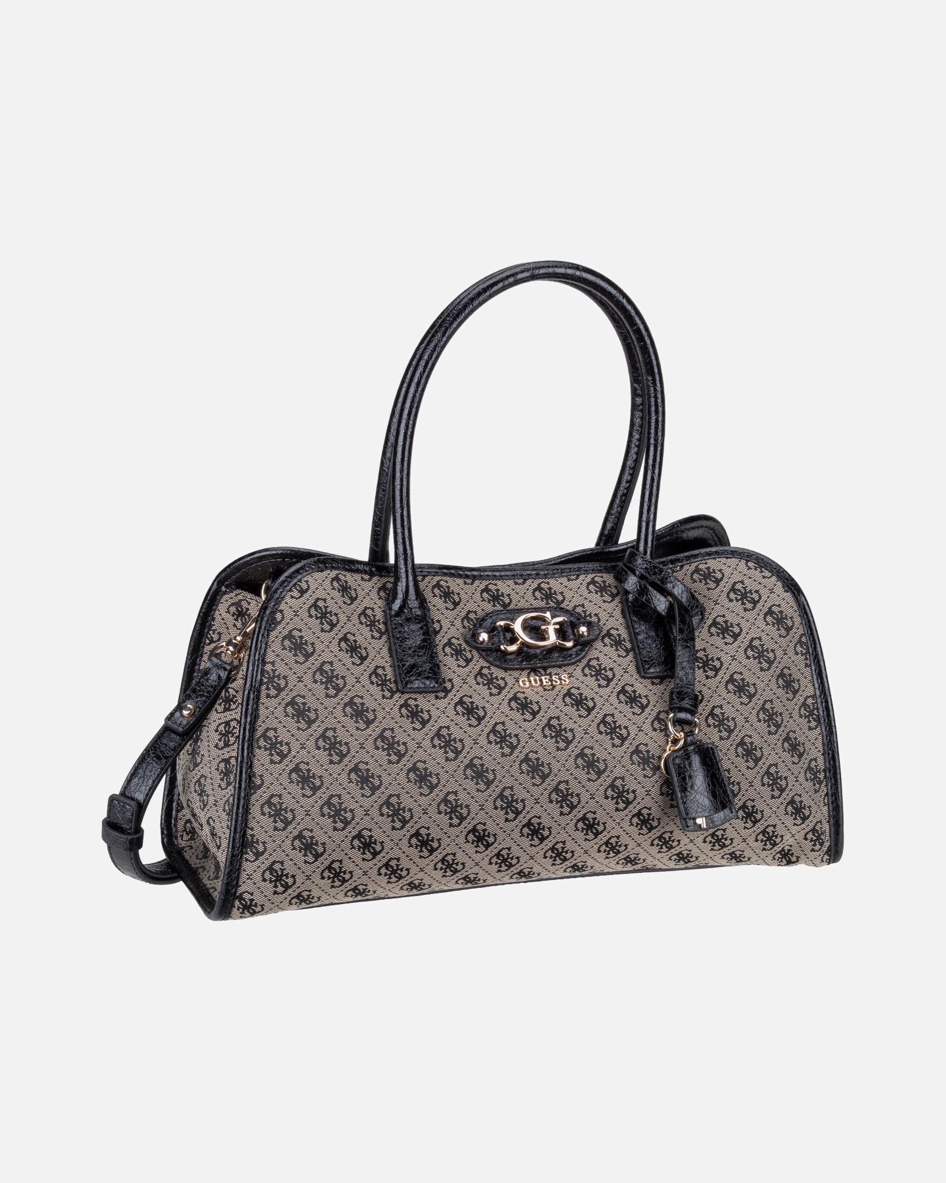 Handtasche für Weiblich GUESS Handtasche Samantha Girlfriend SAT Black Logo