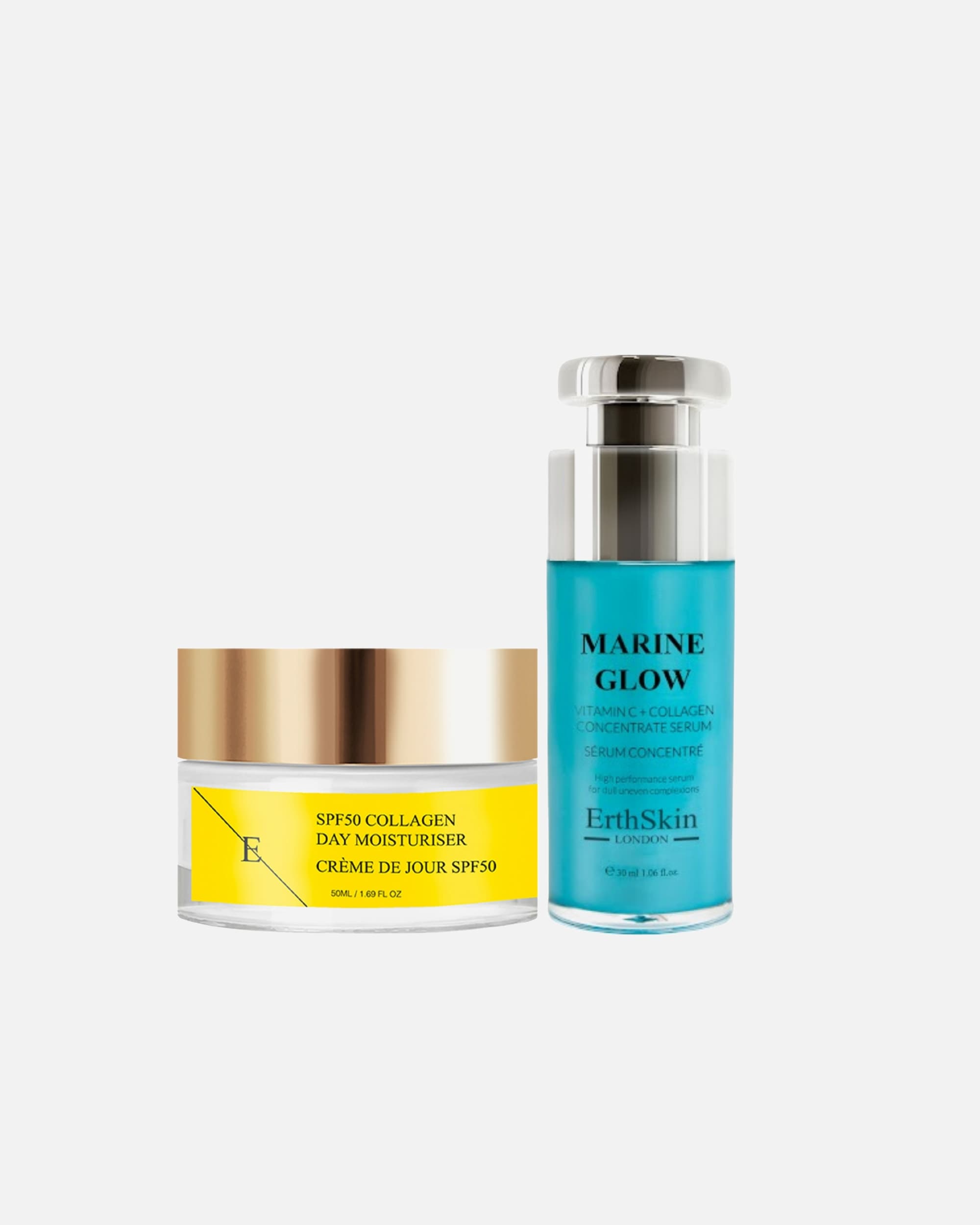 Gesichtspflegeset für Weiblich ErthSkin London Vitamin C & Kollagen Tagesduo 1 Stück