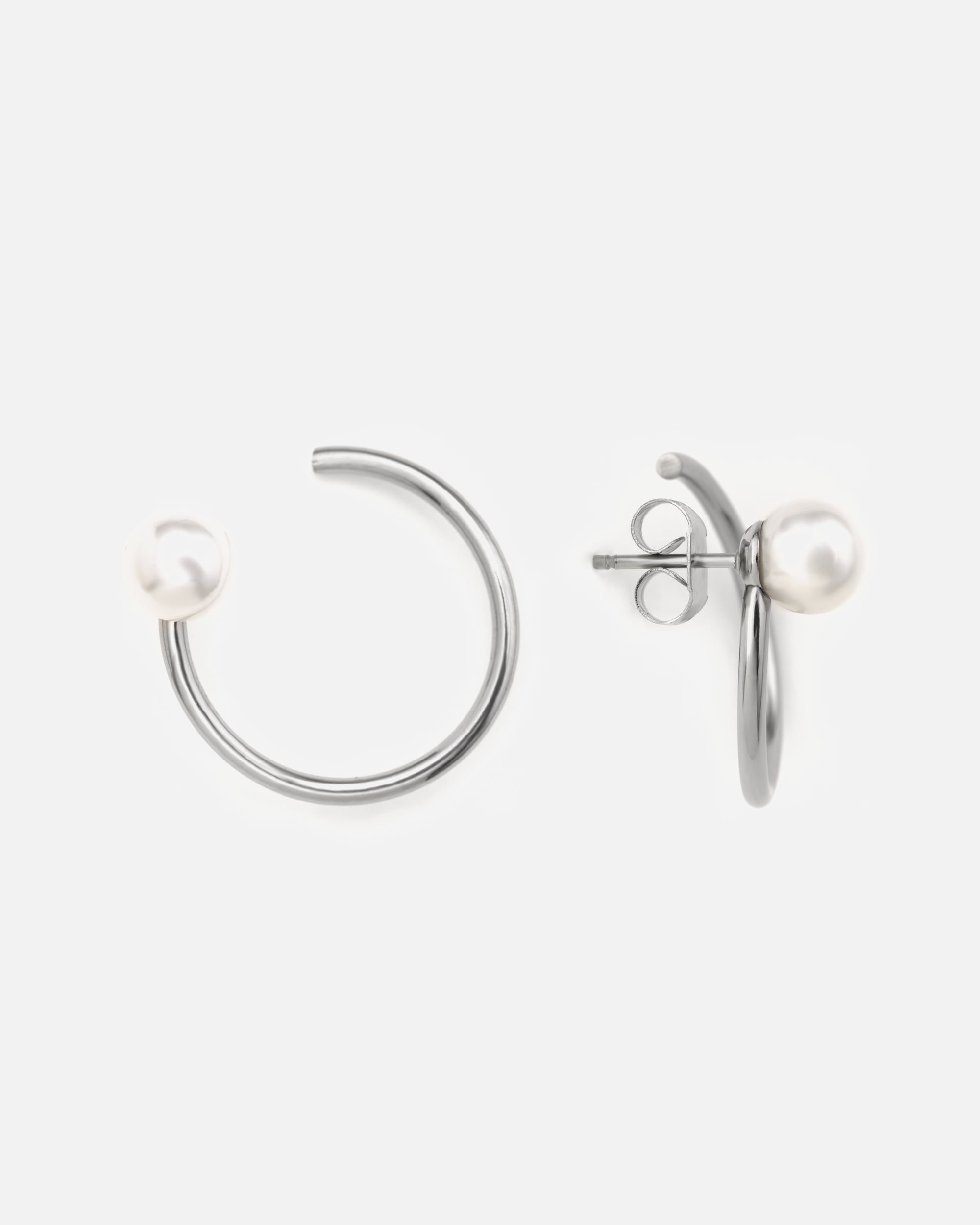 Ohrringe für Weiblich Heideman Ohrschmuck Looping silberfarben poliert 1 Stück