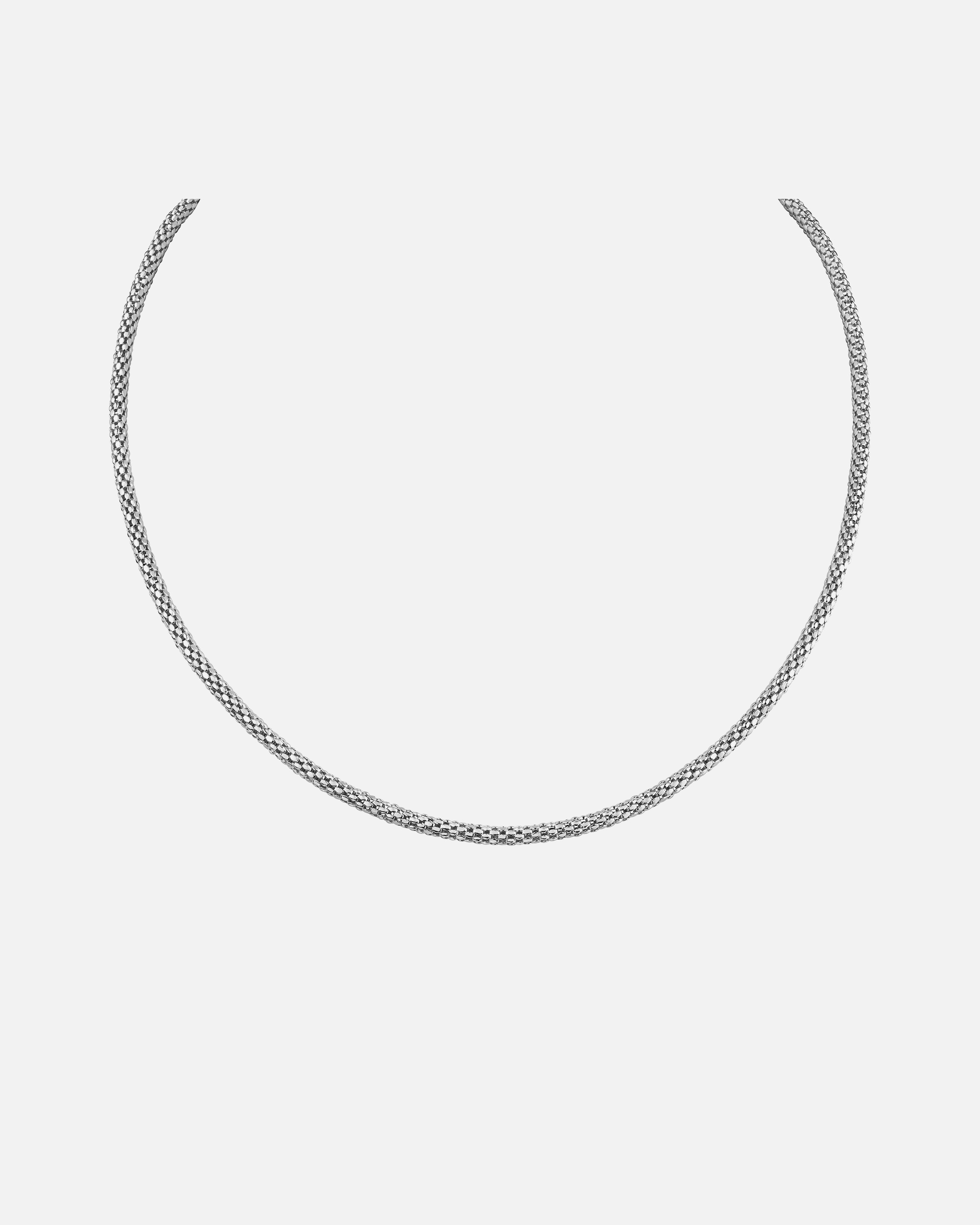 Kette für Weiblich Celesta Collier 925 Silber rhodiniert 925/- Sterling Silber 45cm