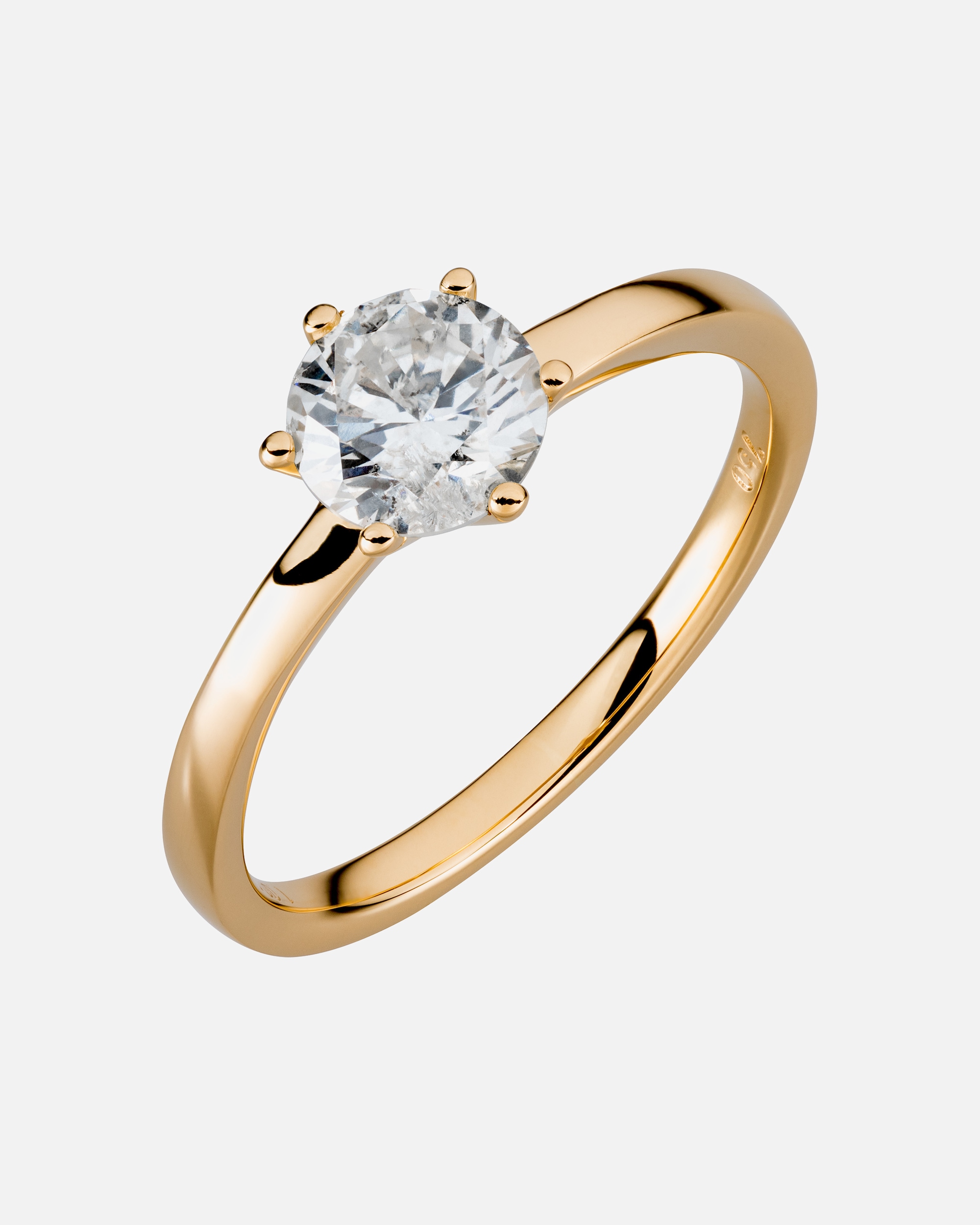 Ring für Weiblich Orolino Ring 750/- Gold Brillant weiß 1,00ct. 054 (17,2)