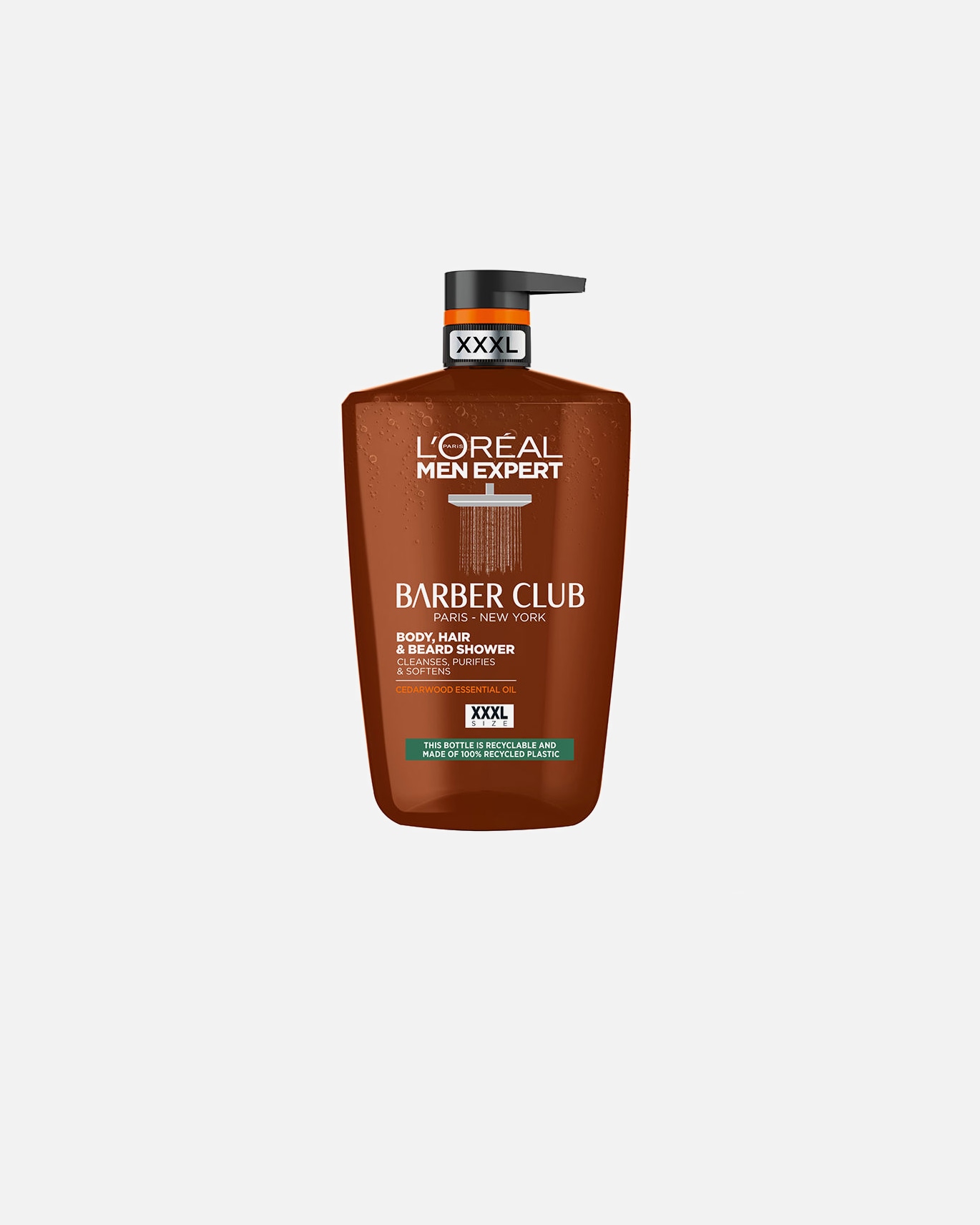 Körpergel für Männlich L’Oréal Paris MEN EXPERT BARBER CLUB Dusche Körper, Haare und Bart 1000 ml